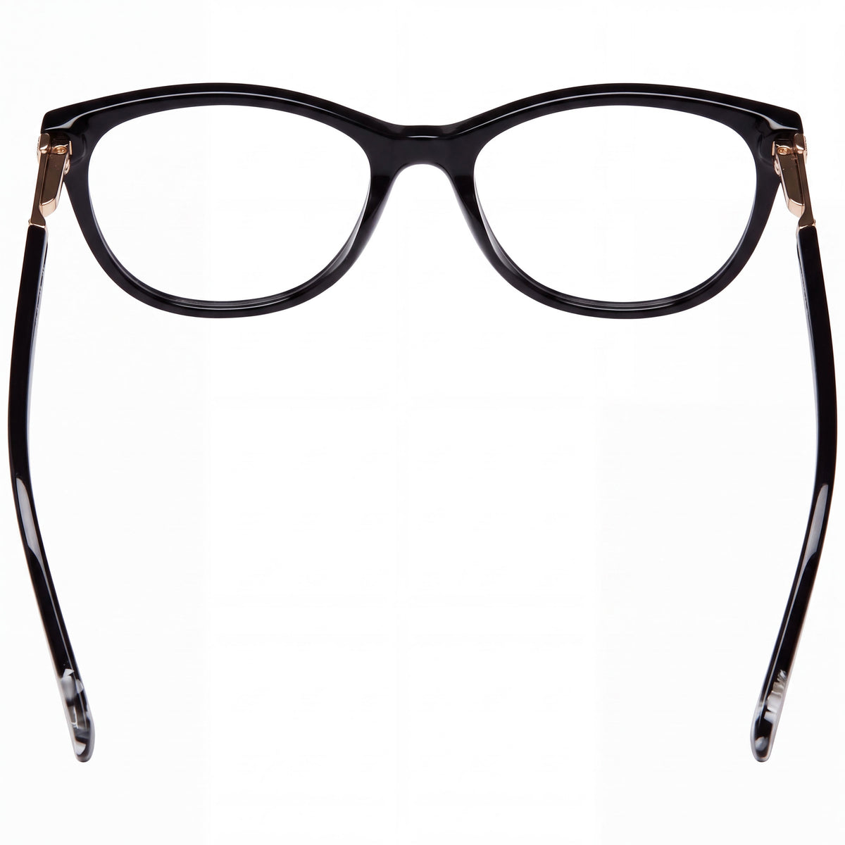 Missoni Women's Modern Acetate Frame Eyewear with Polycarbonate Lenses in Black, Lens Width 54mm, Bridge 16mm, Temple 145mm, Photo 3