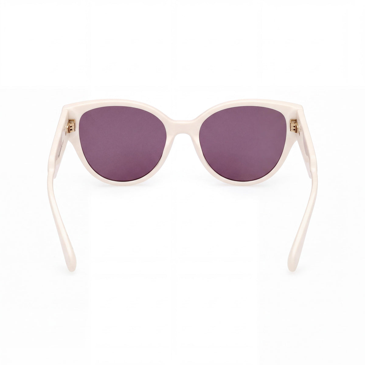 Max & Co. Modern Women's Brilliant White Acetate Frame with Smoke Plastic Lenses Sunglasses 54-18-140, Photo 3