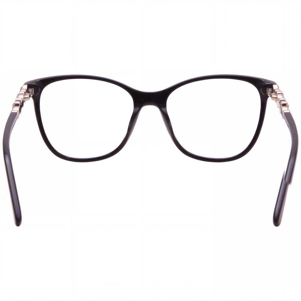 Gafas de hombre bebe BB5229 con montura de plástico negra y lentes transparentes no graduadas, talla 52-16-140