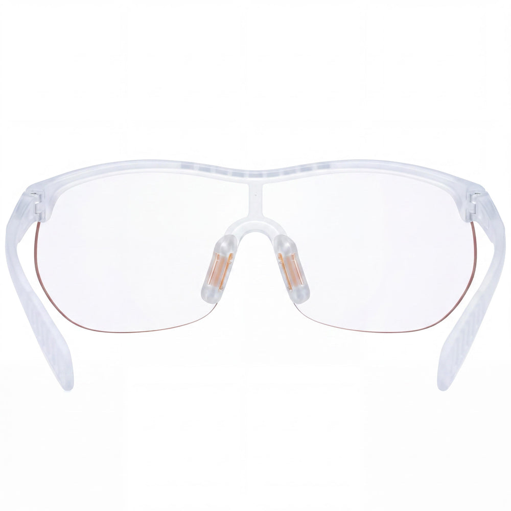 Adidas Contemporary Unisex Titanium Crystal Mirror Orange to Blue Photocromatic UV400 Eyewear 130mm