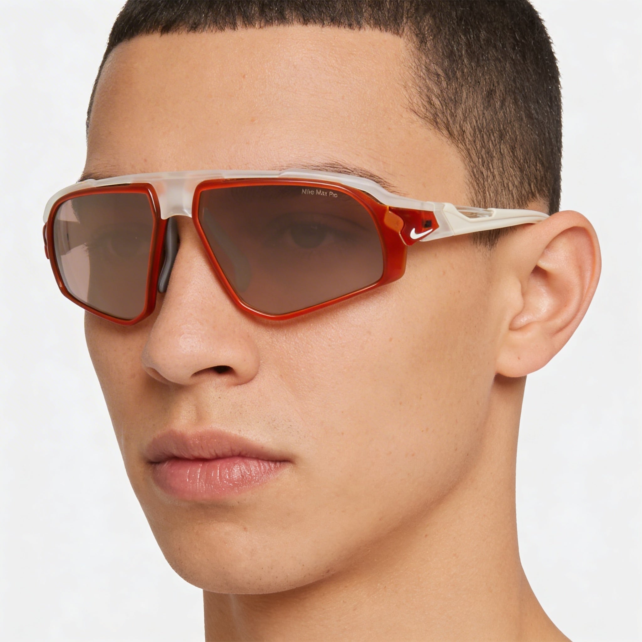 Nike Flyfree E Fv2389 Unisex Sports UV Protection Sunglasses Multicoloured Frame Matte Clear/Road/Clear Lenses 59-14-135, Photo 5