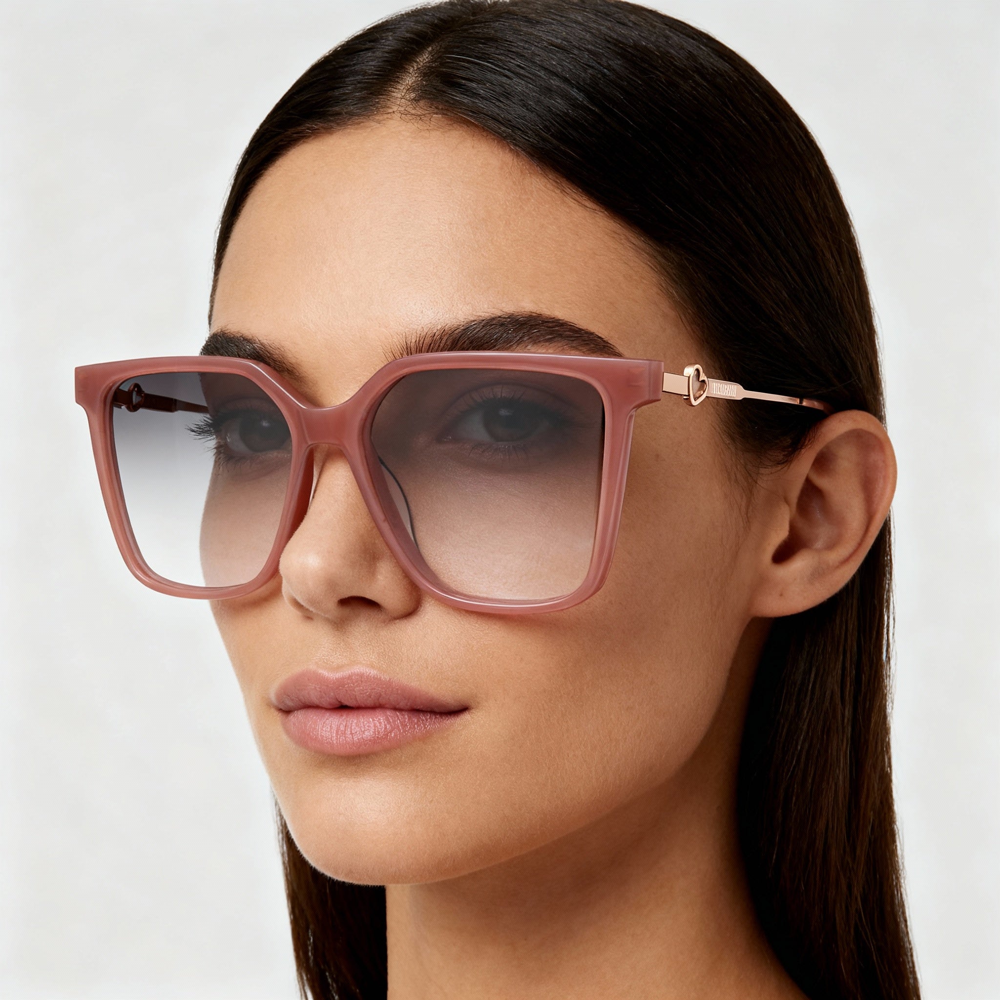 Love Moschino RECTANGULAR / SQUARE Women's Multicolored Acetate Full Rim Optical Frames 52-15-140, Photo 4
