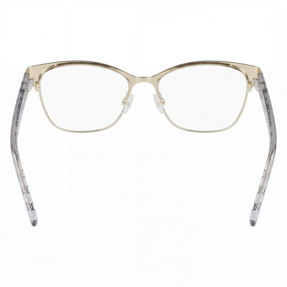 bebe Men’s BB5196 Jet Black Optical Frames with Transparent Demo Lenses – Designed for Custom Prescription, Photo 3