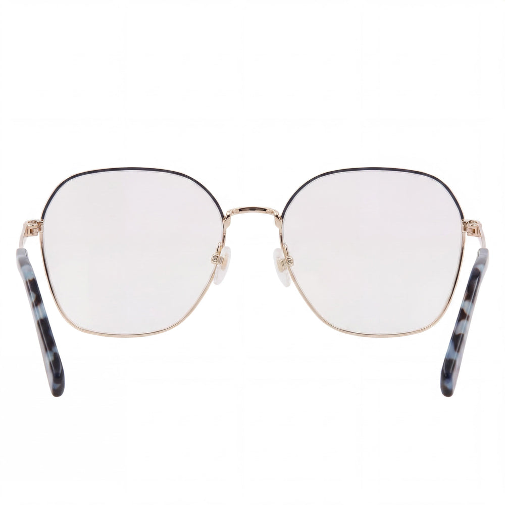 Marc Jacobs Casual Men's Stainless Steel Optical Frame with Non-Polarized Clear Plastic Lenses 56-17-145mm