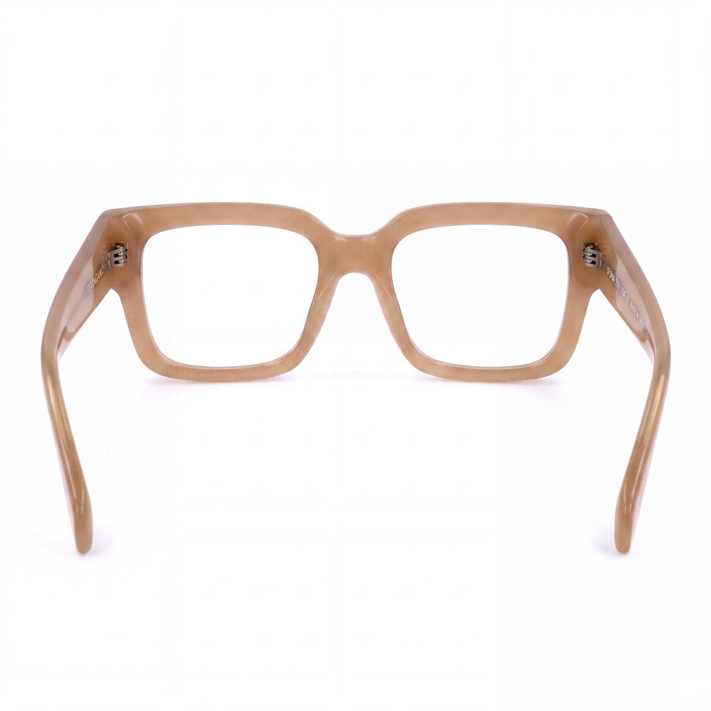 Salvatore Ferragamo SF2975 Men's Eyeglasses, Acetate Frame Material, Opaline Honey Frame Color, 53mm