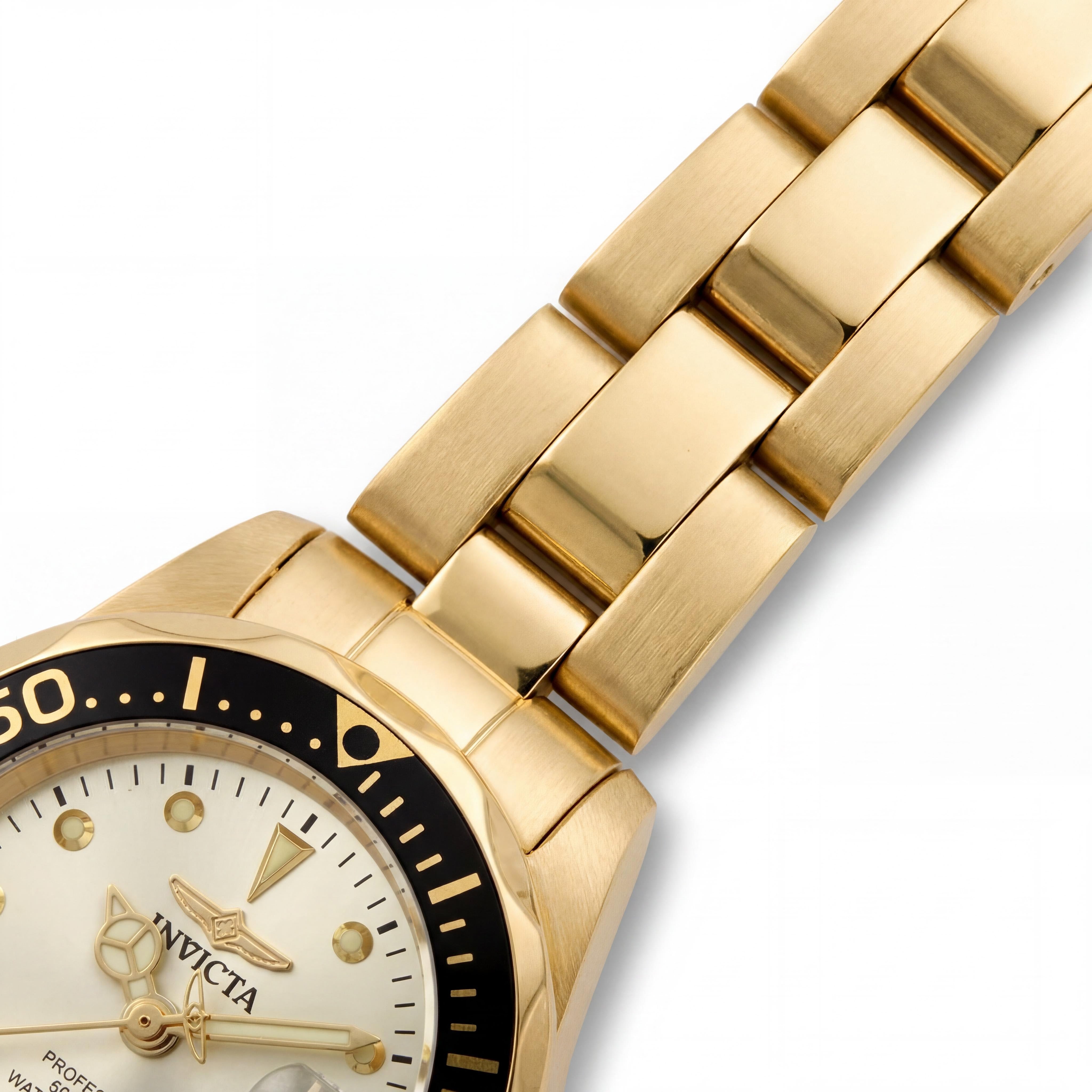 Invicta Pro Diver 17038 Women's Gold-Tone Stainless Steel Bracelet Watch 24.5mm, Photo 3