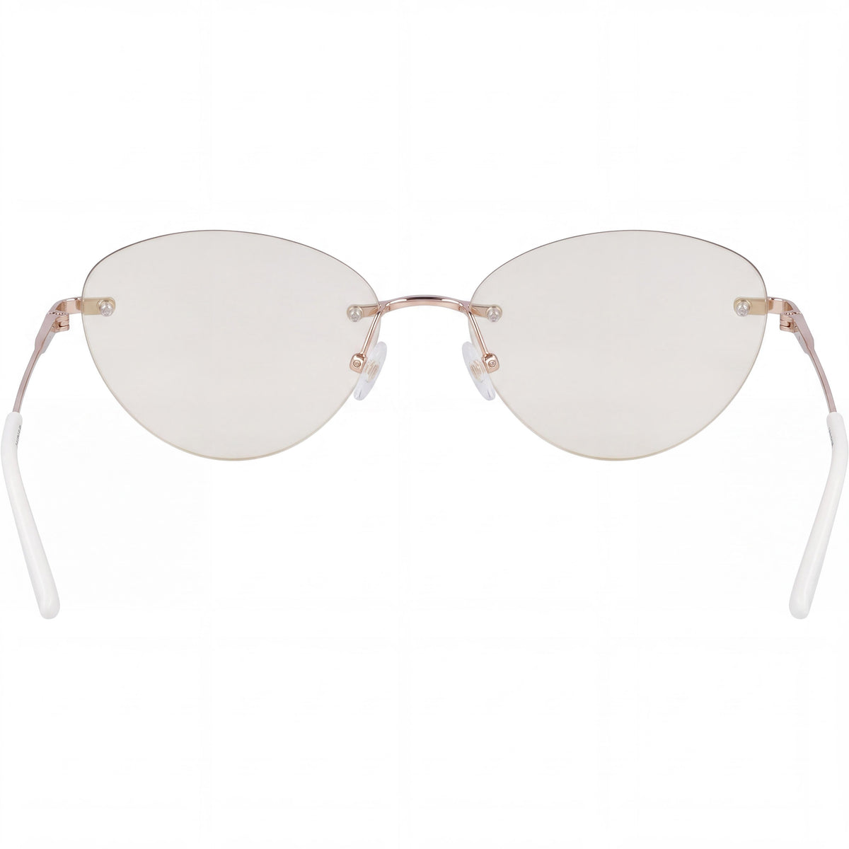 Gafas de sol Calvin Klein Classic para mujer, diseño ojo de gato, de aleación de acero, con cristales iridiscentes, 57 mm, Photo 2