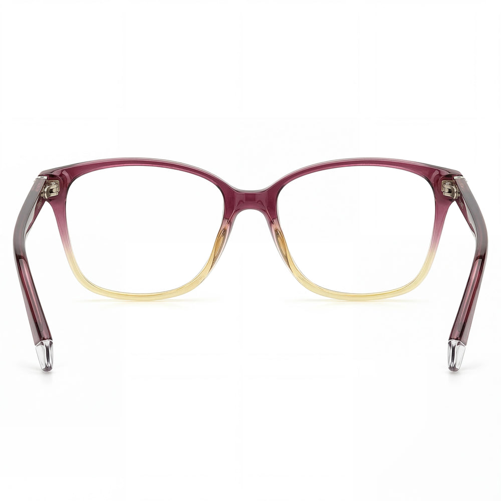 Gafas de sol Polaroid Modern para mujer, color morado y beige, montura completa, cuadradas, de plástico inyectado, no polarizadas, talla 55-15-145
