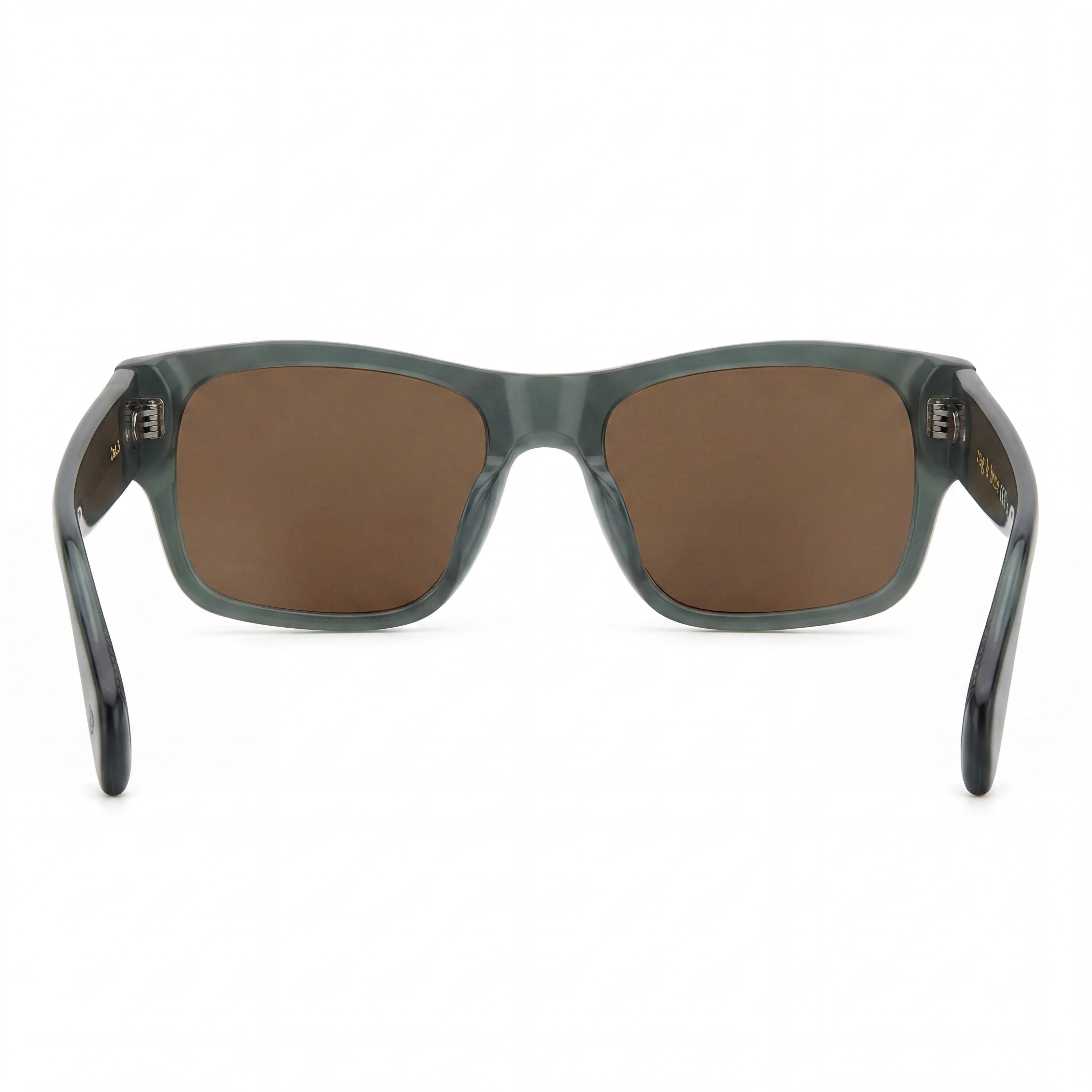 Rag & Bone Casual para hombre, armazón de acetato de cristal, lentes verdes no polarizadas 55-17-145, Photo 4