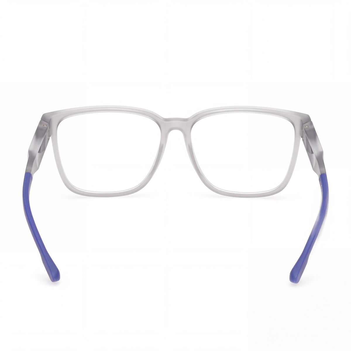 adidas Sport Men's Round Style Eyeglasses with a Grey Plastic Frame and Clear Plastic Lenses 58mm, Photo 2