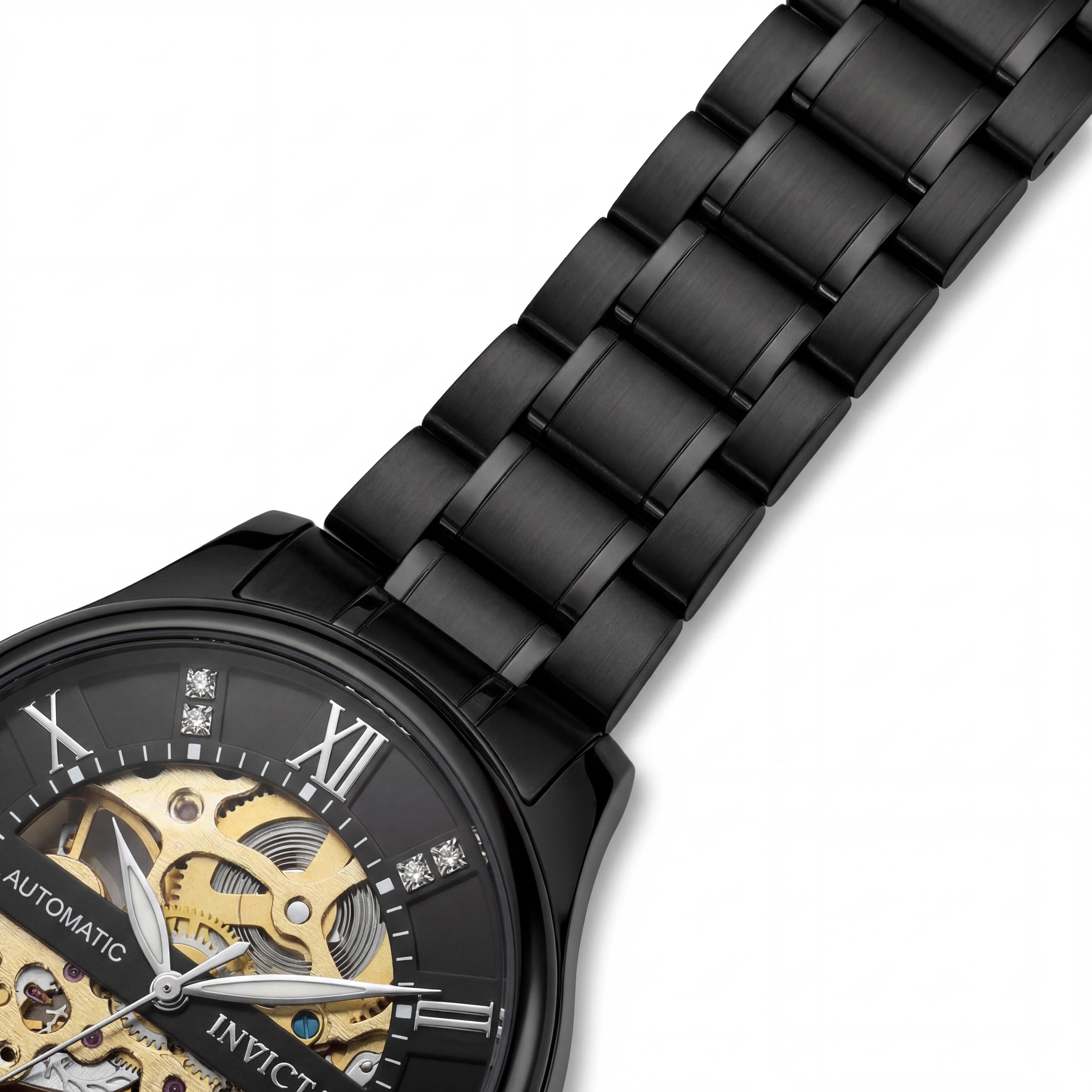 Invicta Objet D Art 69505 Men's Automatic Stainless Steel Black Dial 40mm 3 ATM Water Resistant Watch, Photo 3