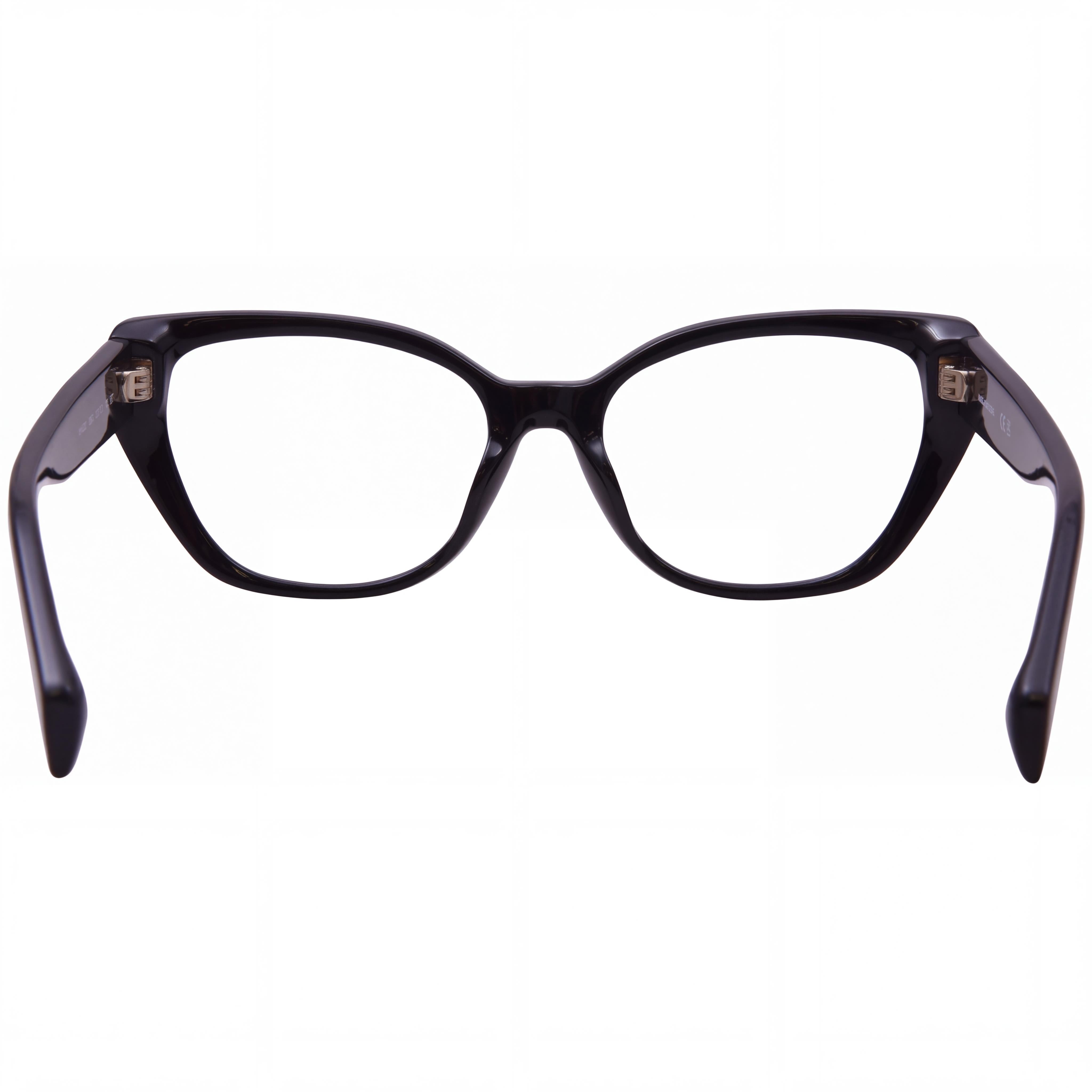 KARL LAGERFELD Modern Women's Sunglasses with Black Injected Frame and Black Polycarbonate Lenses, Size 53mm, Photo 3