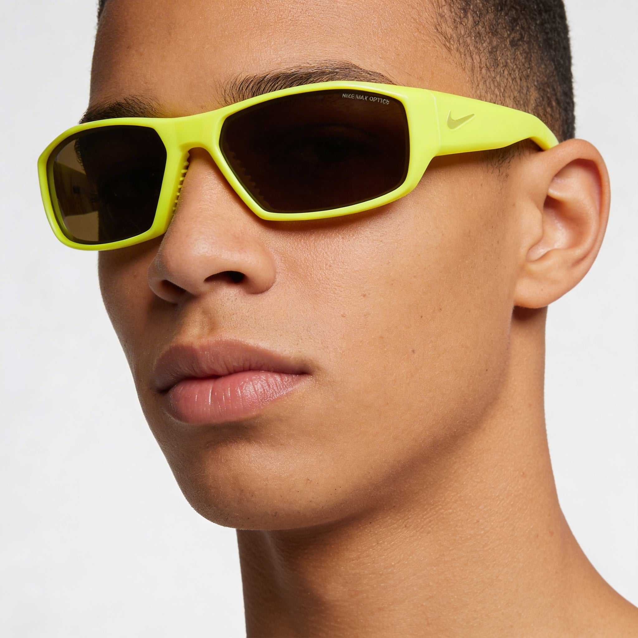 Nike Brazen Ev0571 Unisex Black Acetate Frame UV Protected Non-Polarized Grey Lenses Sunglasses 60mm, Photo 5