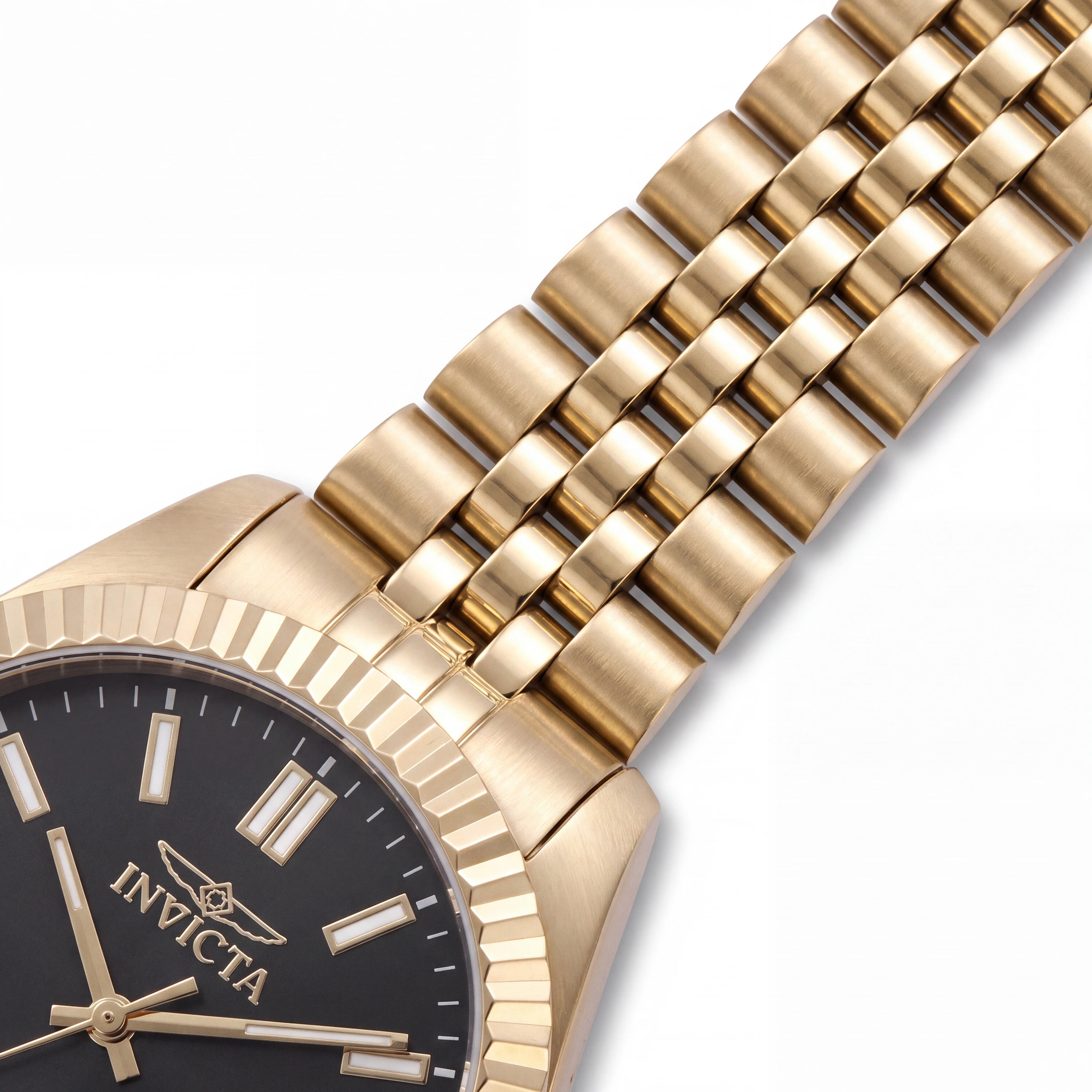 Invicta Specialty 47504 Unisex Gold-tone Stainless Steel Bracelet Quartz Watch 36mm, Photo 3