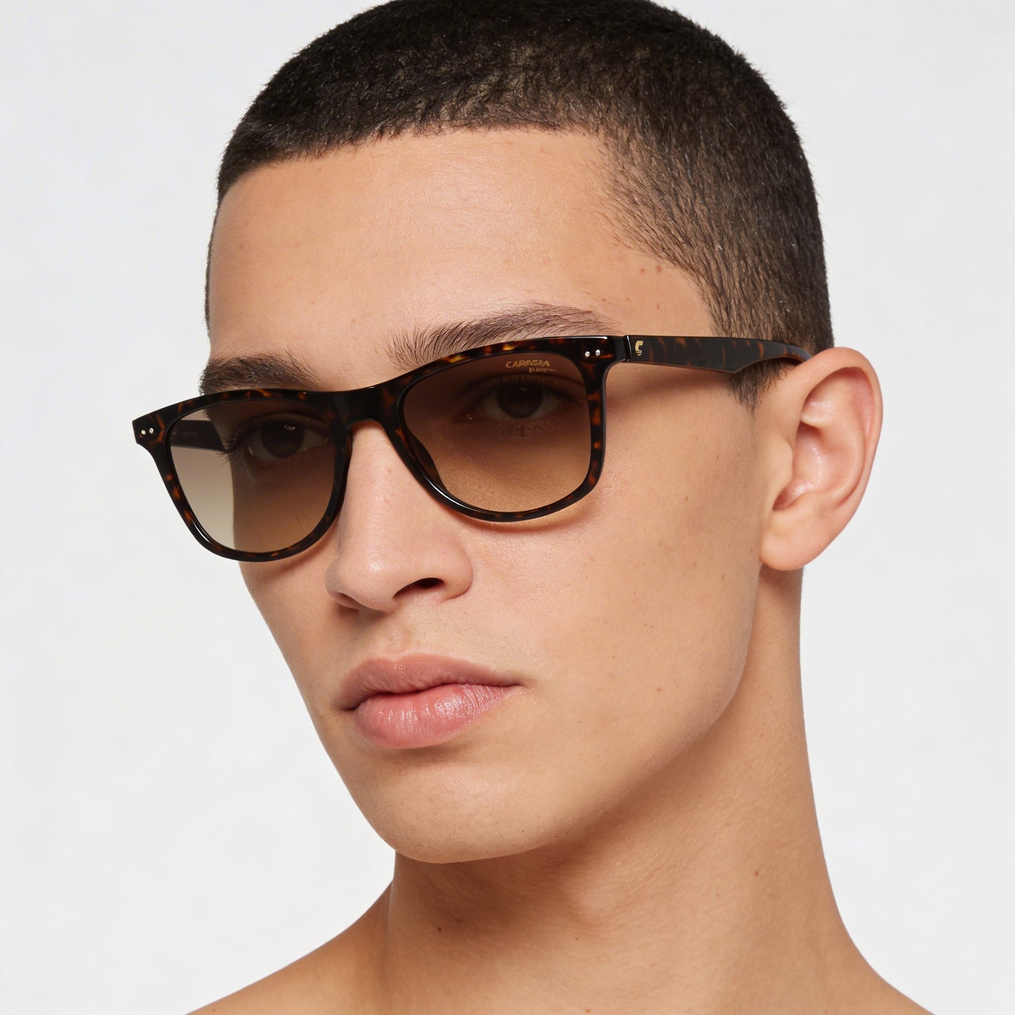 Carrera 2022t/S Unisex Square Polyamide UV Protection Sunglasses Brown Gradient 51mm, Photo 3