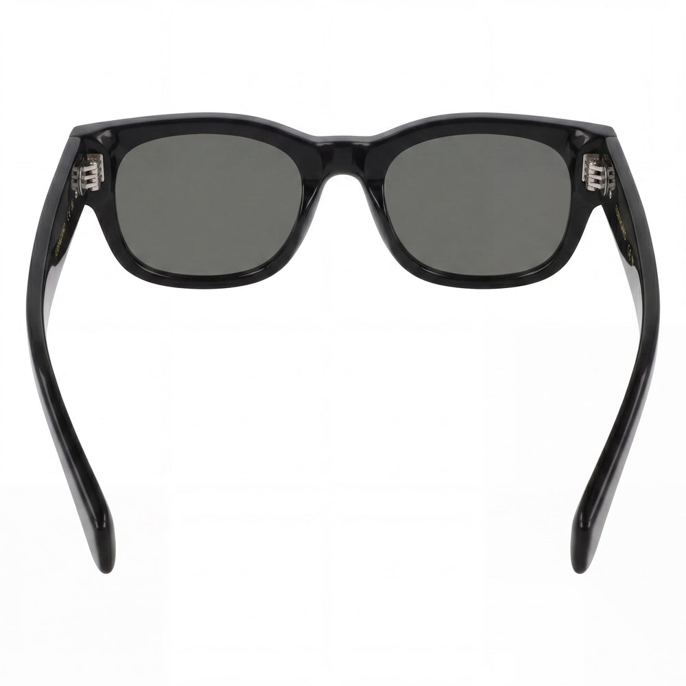Gafas Ferragamo de acetato negro para mujer, lente negra, protección UV 400, tamaño de ojo 51mm