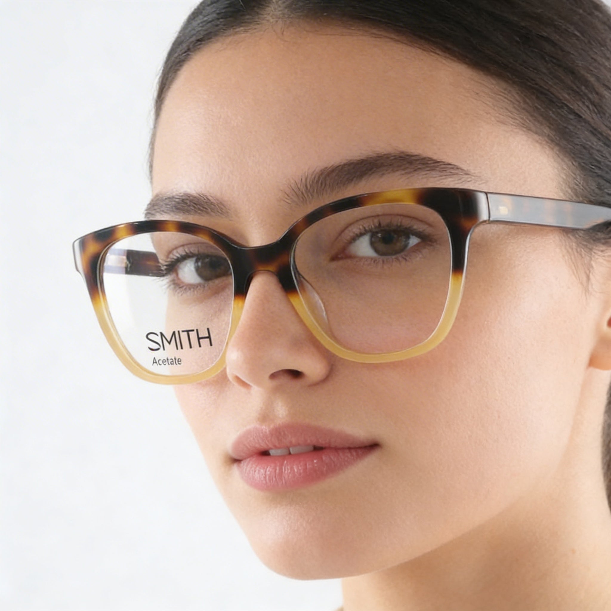 Smith Women's Honey Tortoise Acetate Frame Eyeglasses (Lens Width 51mm, Bridge Width 18mm, Temple Length 135mm), Photo 5