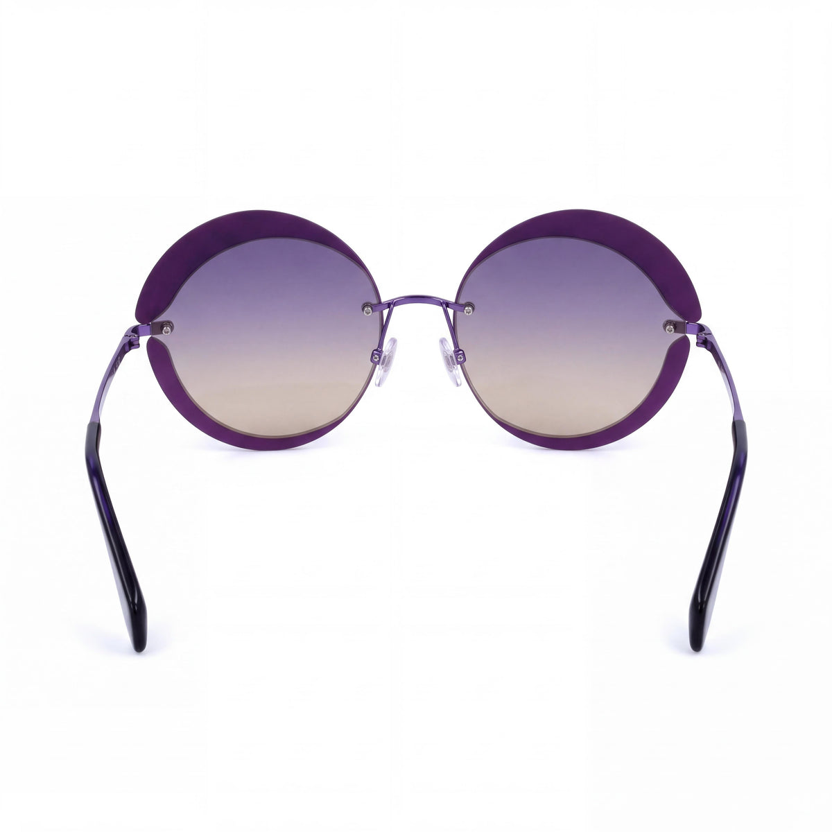 Gafas de sol adidas Originals Contemporaneo para mujer, violeta brillante, armazón metálico, espejo degradado violeta, 67 mm, Photo 3