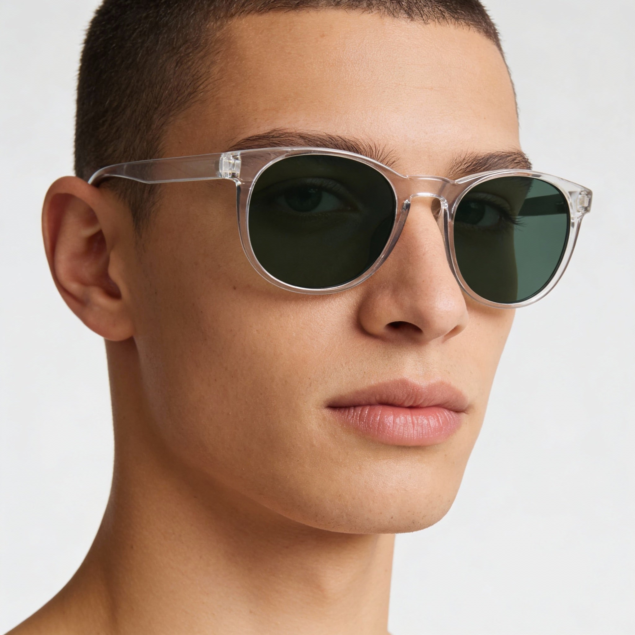 Nike Horizon Ascent Dj9920 Unisex Clear Bio Injected Frame Green Light Adaptive Non Polarized UV Lenses 51mm, Photo 5