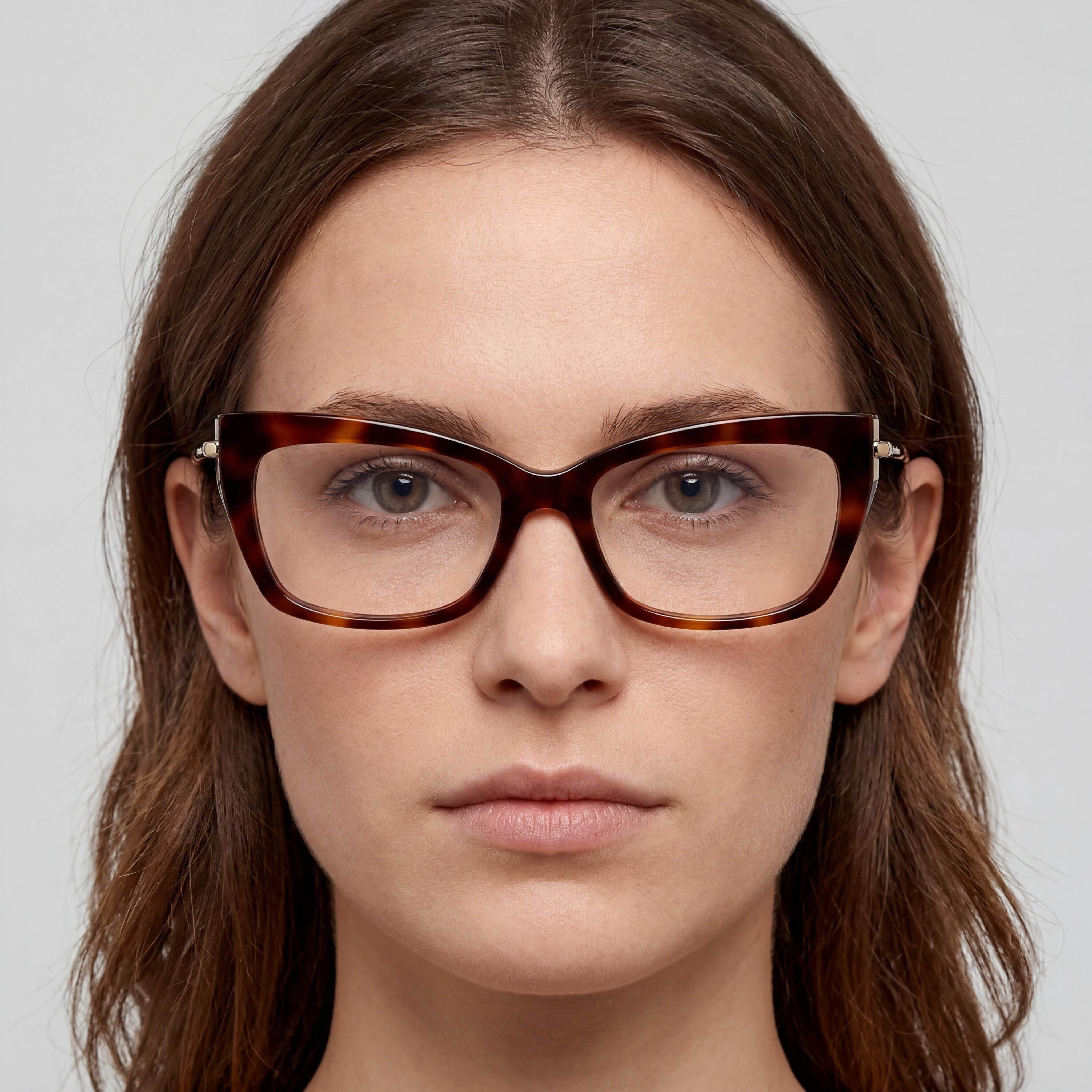 Gafas de sol polarizadas MaxMara para mujer con montura de plástico habana oscuro, lentes multicolor, 53-17-140, Photo 5