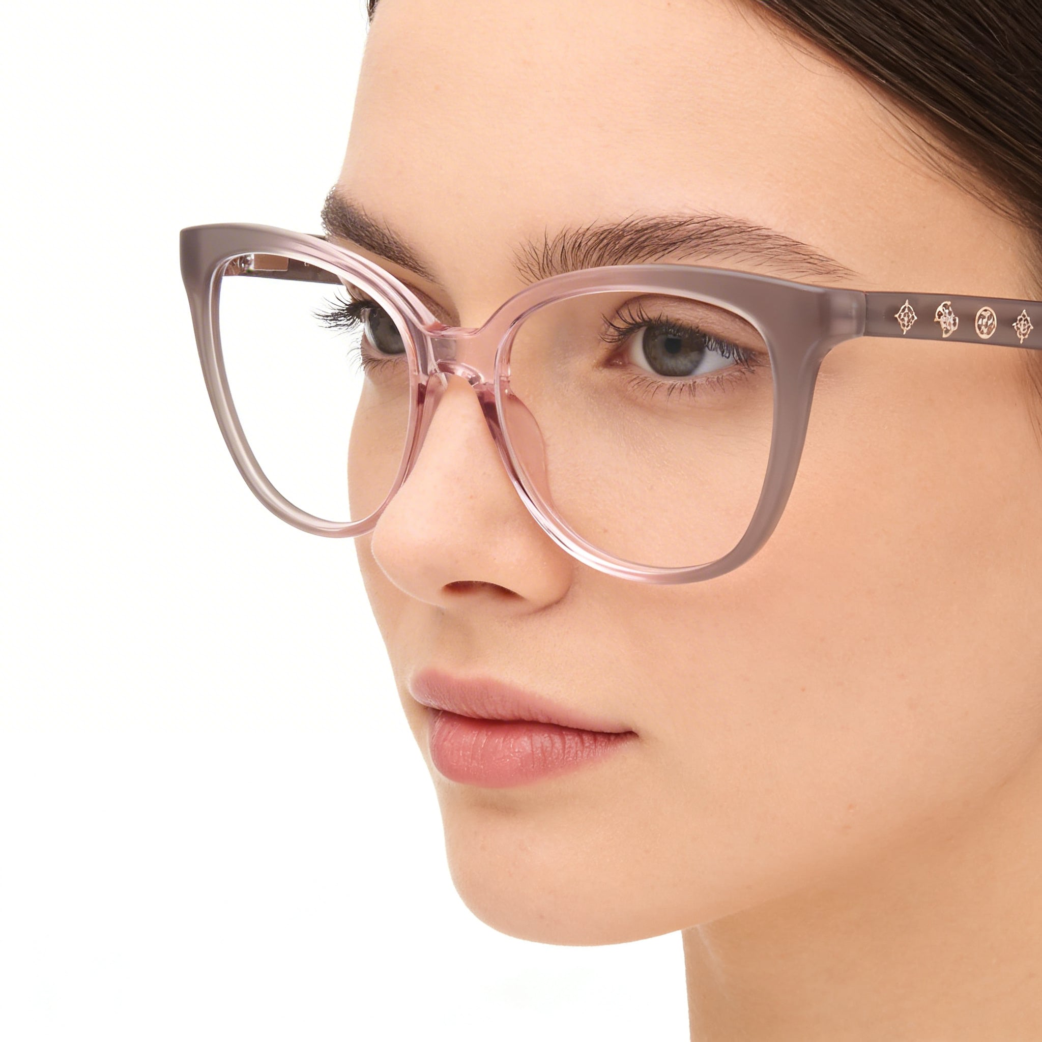 Marcolin Gu50114 Women's Eyewear, Grey Plastic Frame with Polycarbonate Lenses, 51mm Lens Width, Photo 3