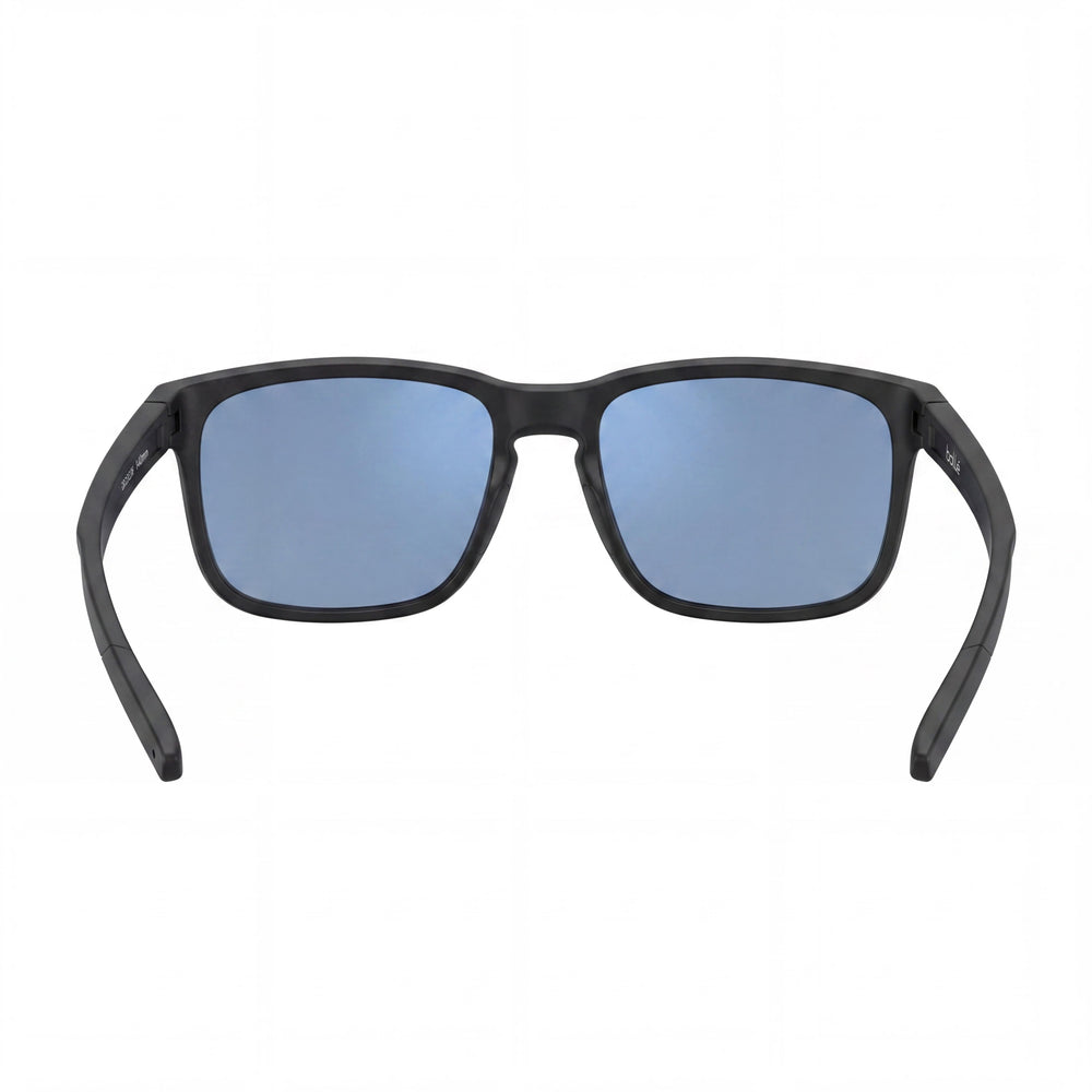 Gafas de sol bollé unisex con montura de nailon de colores, lentes polarizadas azul cielo y protección UV 100%, lente de 53 mm, patilla de 135 mm