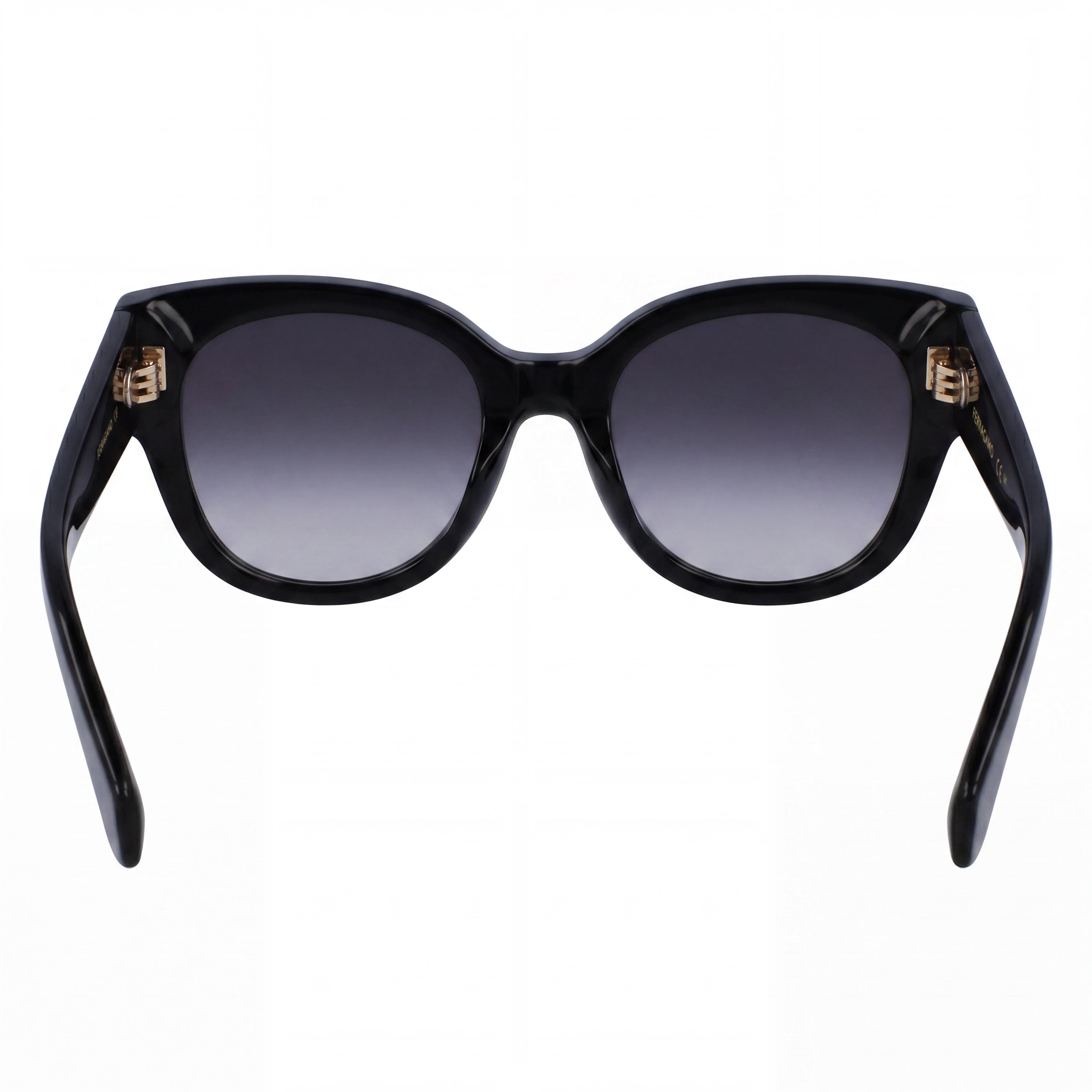Salvatore Ferragamo SF2007S Women's Casual Black Acetate Gradient Grey UV Protection Sunglasses 51mm, Photo 4