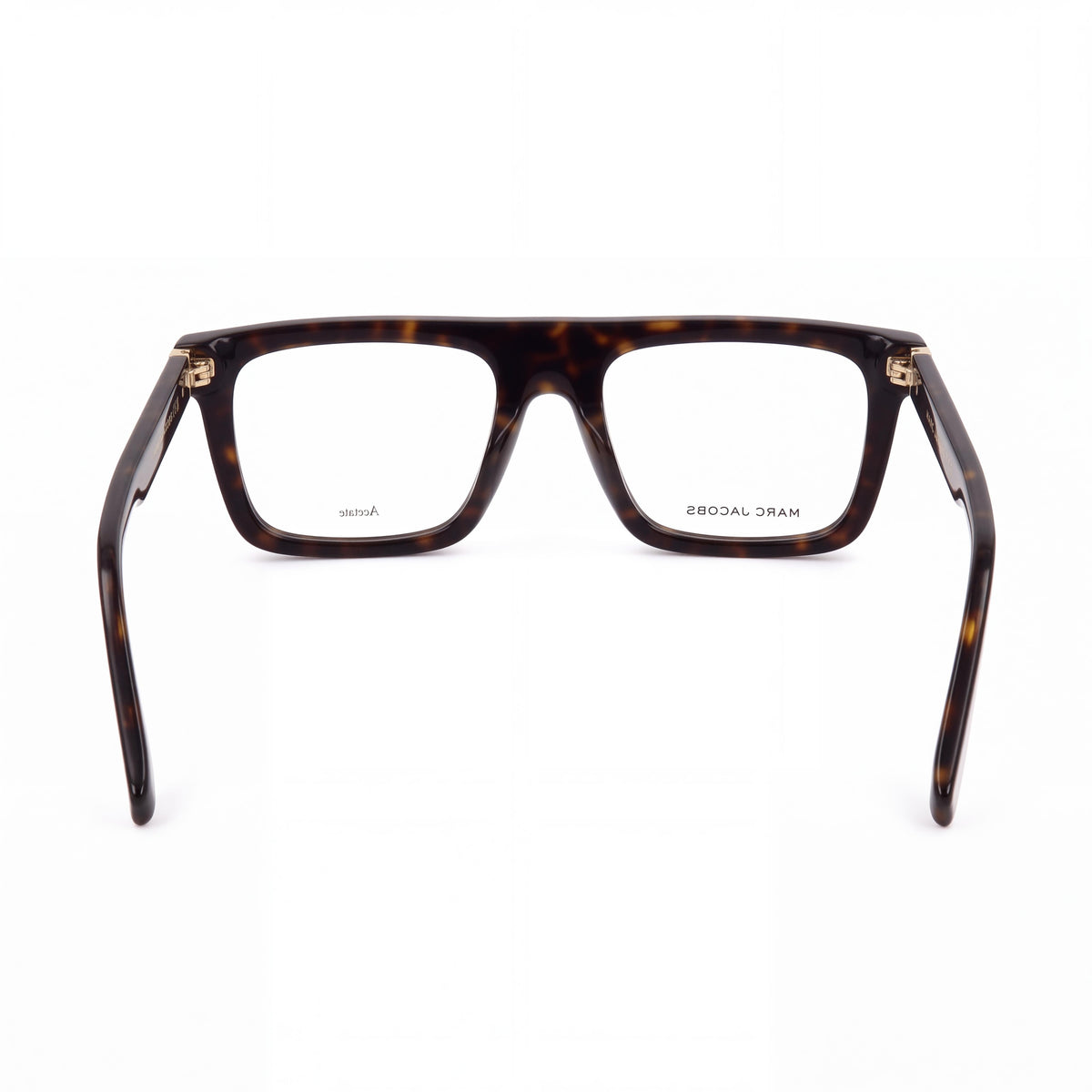 Marc Jacobs MARC 759 Unisex Rectangular Flat Top Havana Acetate Non DEMO LENS Eyeglasses 53-19-145, Photo 3