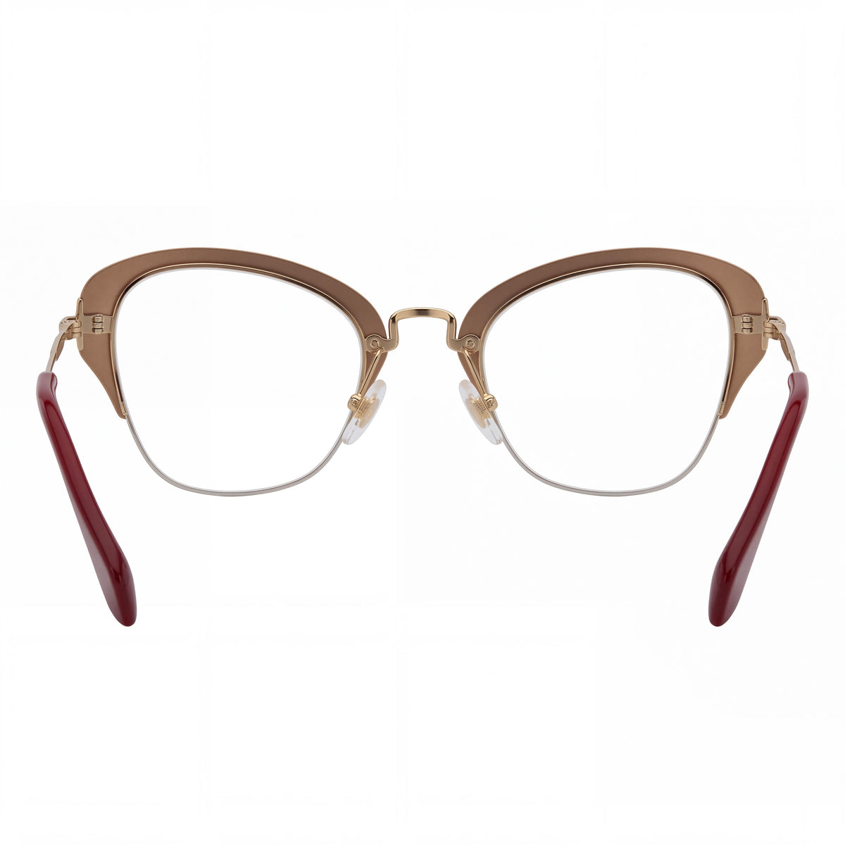 Miu Miu MU53OV Women's Matte Rose Composite Optical Frames with non- Demo Plastic Lenses 50mm, Photo 4