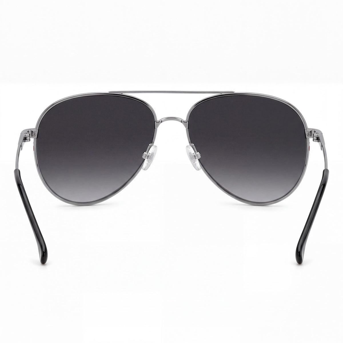 Carrera 2031t/S Unisex Pilot Sunglasses with Ruthenium Grey Stainless Steel Frame and Gradient Grey Lenses 58mm, Photo 4