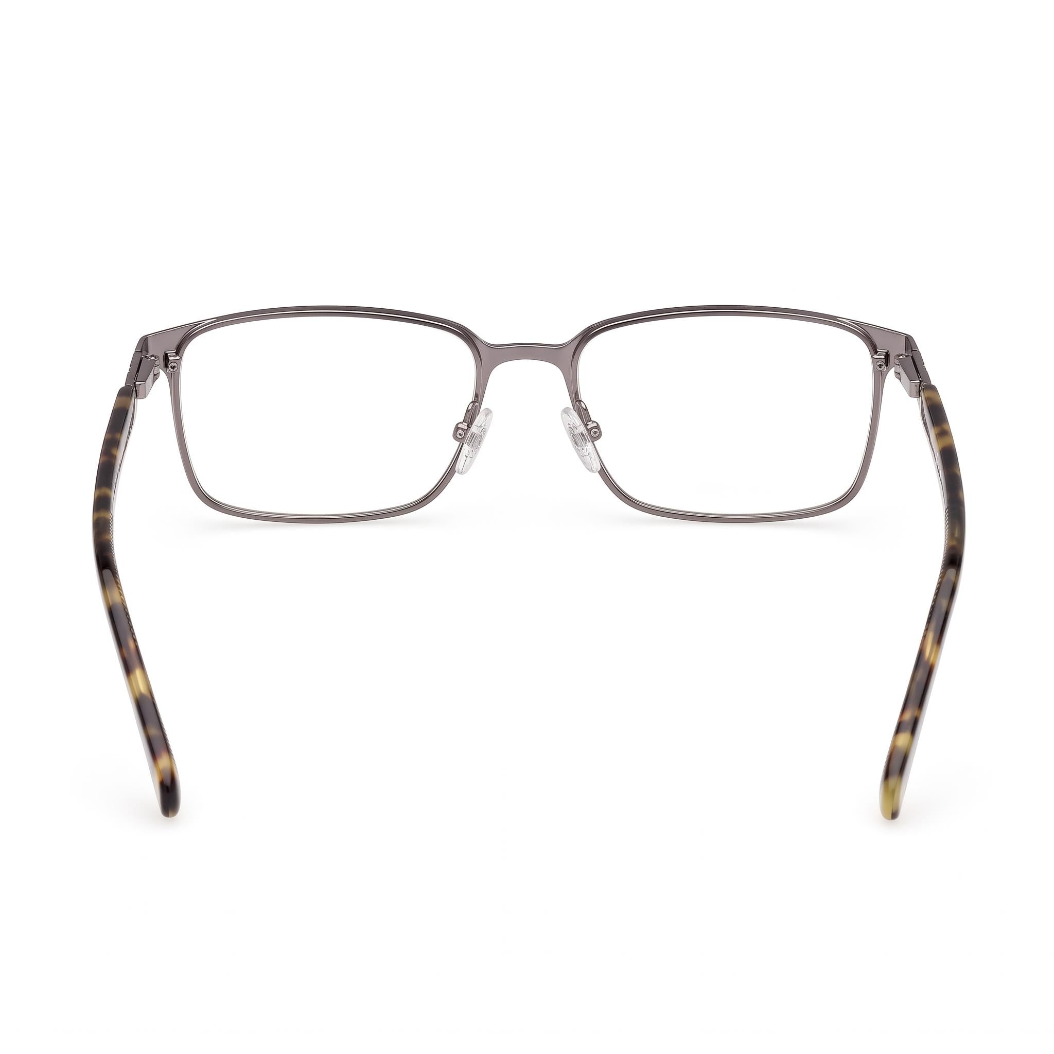 GUESS Gu50244 Gafas Ópticas Metálicas para Hombre, Gunmetal Satinado, Lente de 57mm, Puente de 16mm, Patilla de 145mm, Photo 3