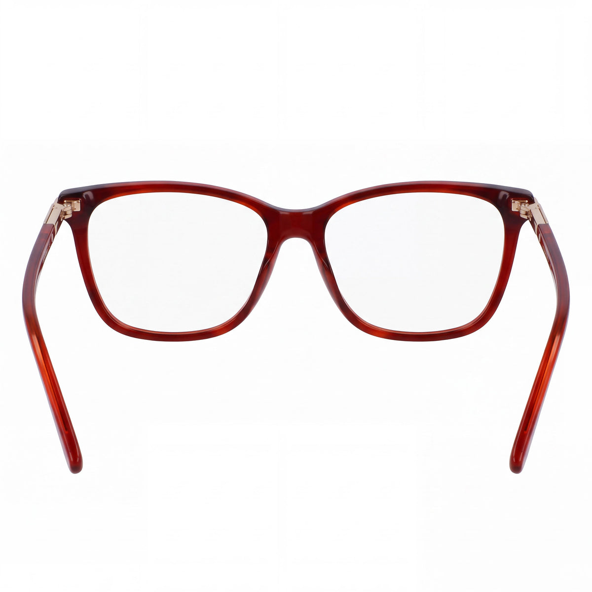 Ferragamo Sf3013 Gafas para mujer, montura de acetato transparente rojo, lente de 53 mm, puente de 15 mm, patilla de 140 mm, Photo 3
