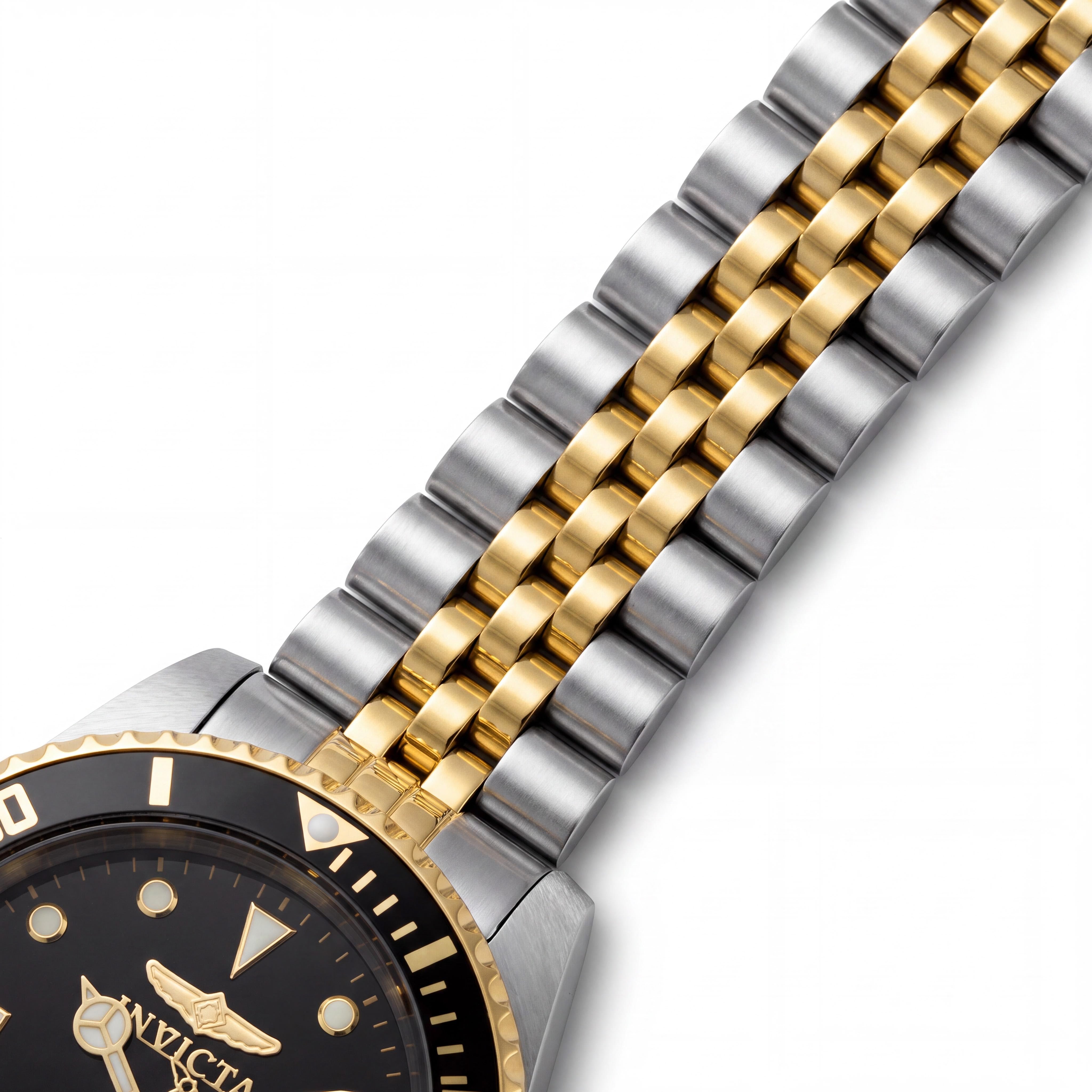 Invicta Pro Diver 29189 Women's Two Tone Stainless Steel Black Dial Quartz Water Resistant Watch 34mm, Photo 3