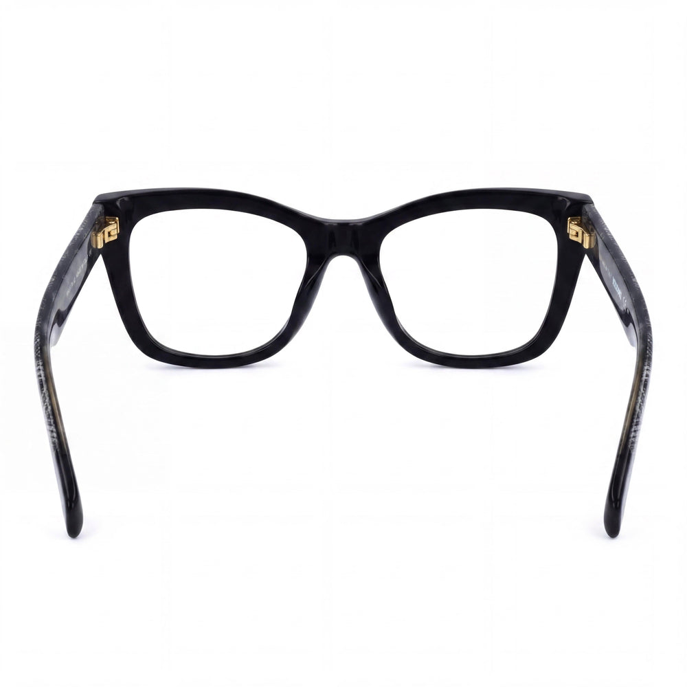 Gafas Missoni Casual para Mujer, Acetato Negro, Tamaño del Armazón 53mm Lente, 19mm Puente, 140mm Patilla