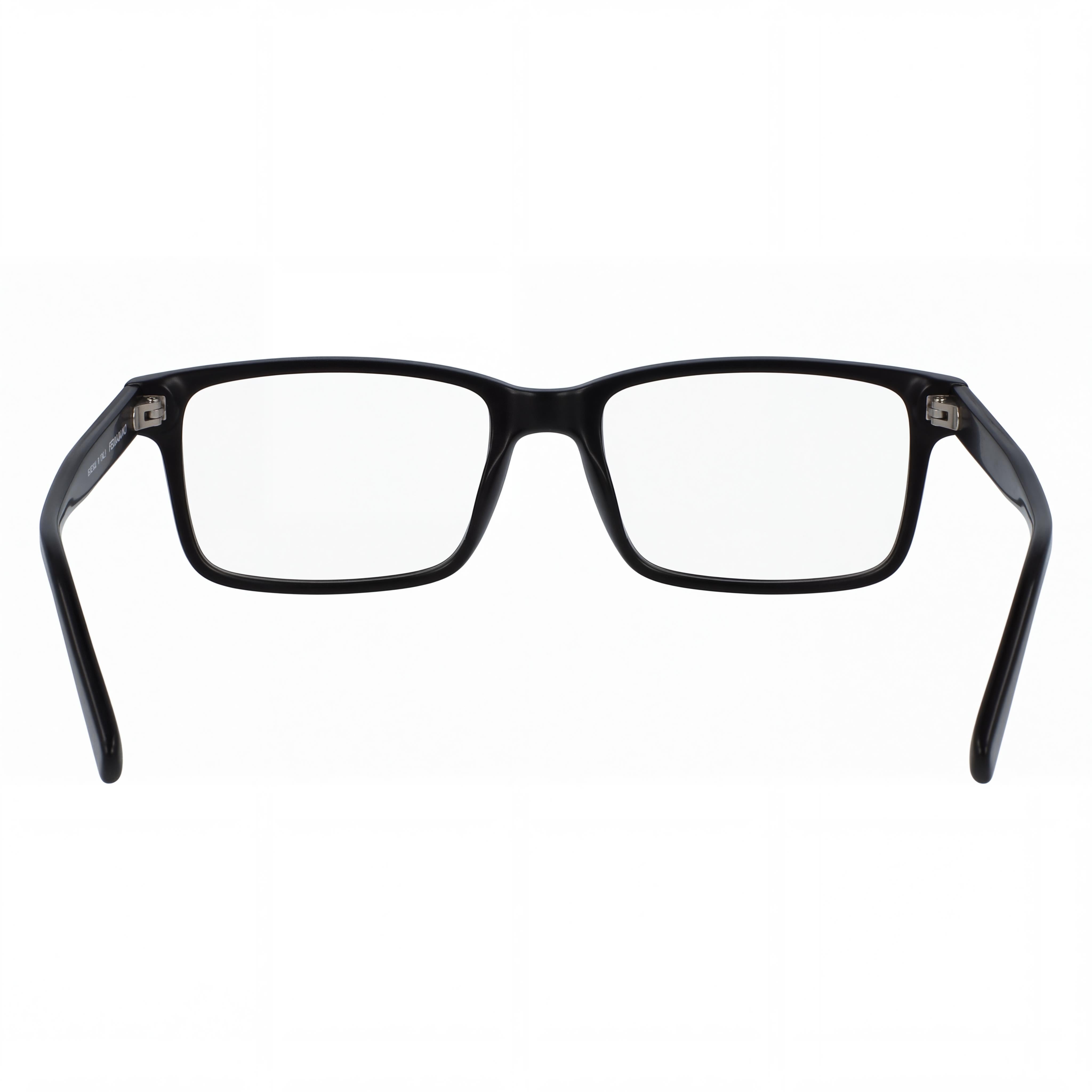 Salvatore Ferragamo Classic SF2914 Unisex Black Plastic Full-Rim Rectangular Optical Eyeglasses 54mm, Photo 3
