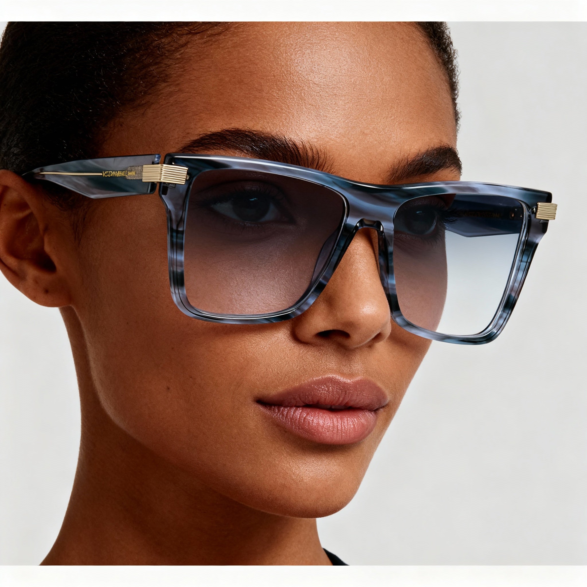 Victoria Beckham Vb2677 Women's Acetate Ophthalmic Frames in Grey Horn, Square Shape, 53-15-140, Photo 5