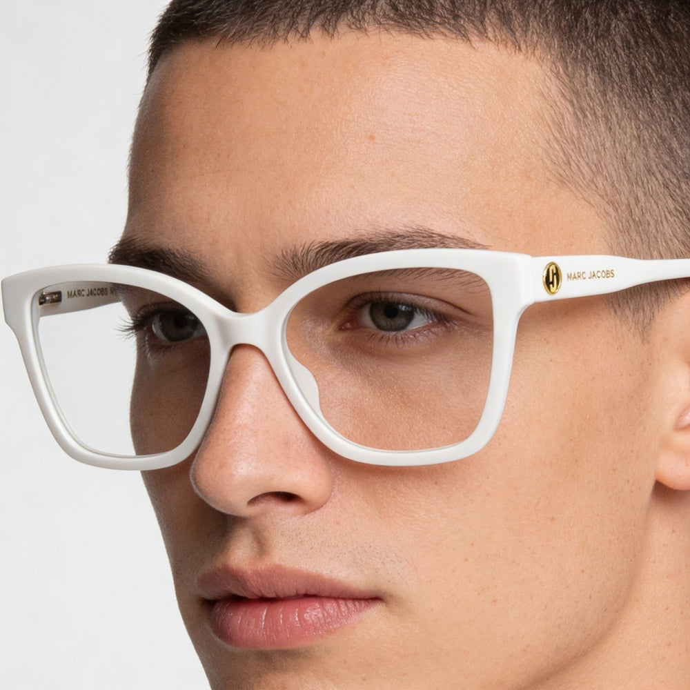 Marc Jacobs Classic Men's Off-white Plastic Frame Non-Polarized Multicolor Lens Sunglasses 54-17-140mm