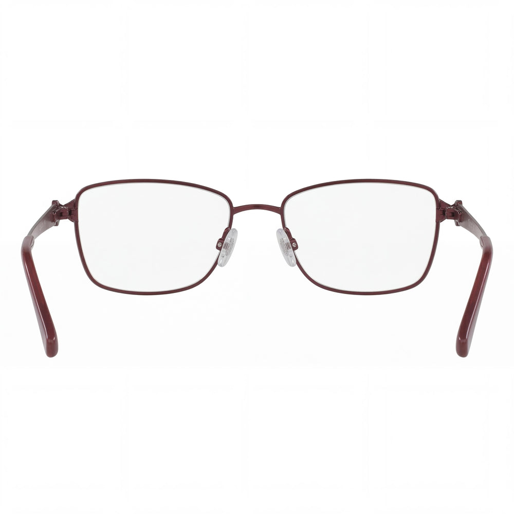 Gafas polarizadas Flexon Lana para mujer con montura metálica burdeos, lentes de policarbonato y ancho de 55 mm.