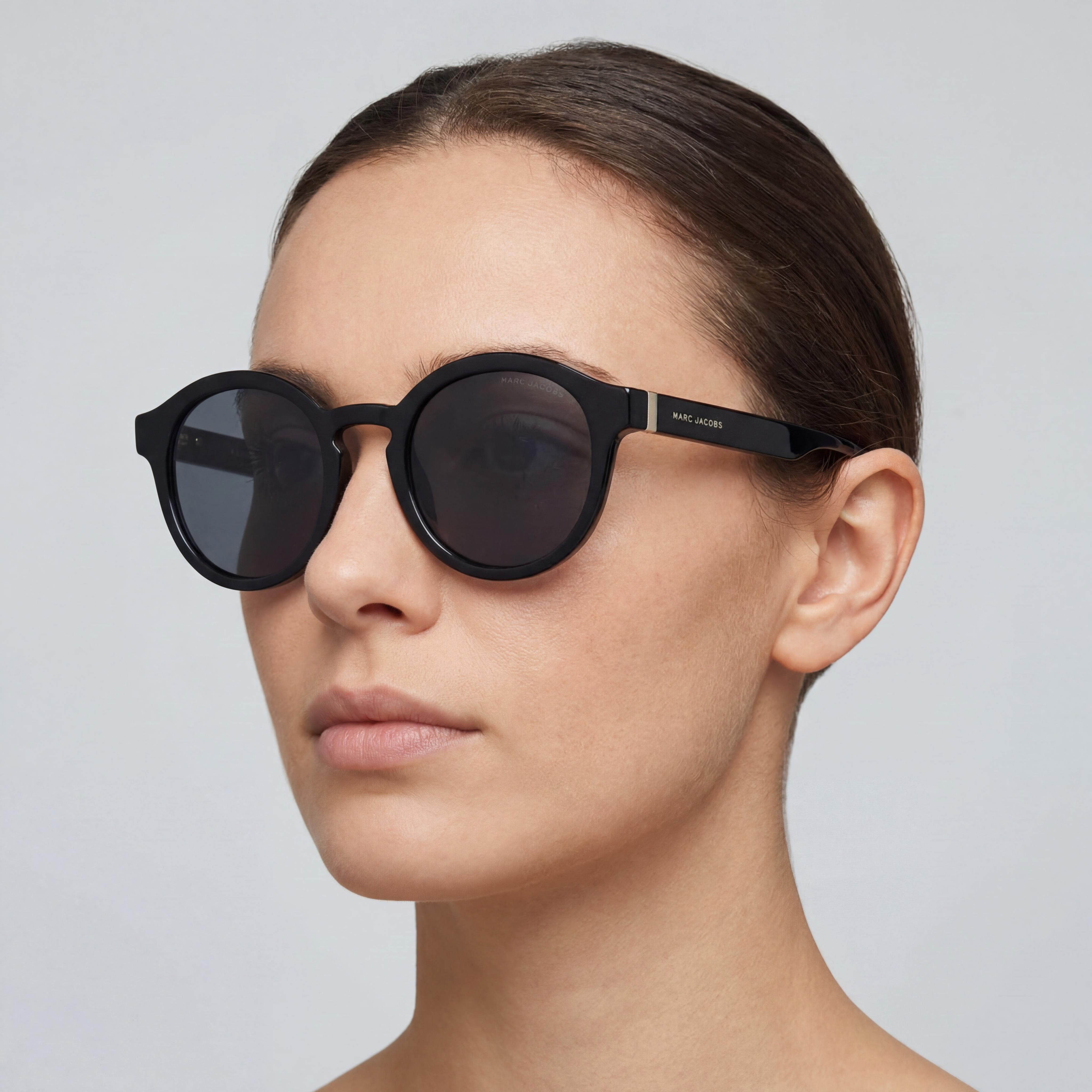 Gafas de Sol Marc Jacobs para Mujer, de Acetato Negro, con Protección UV, 50mm, Photo 4