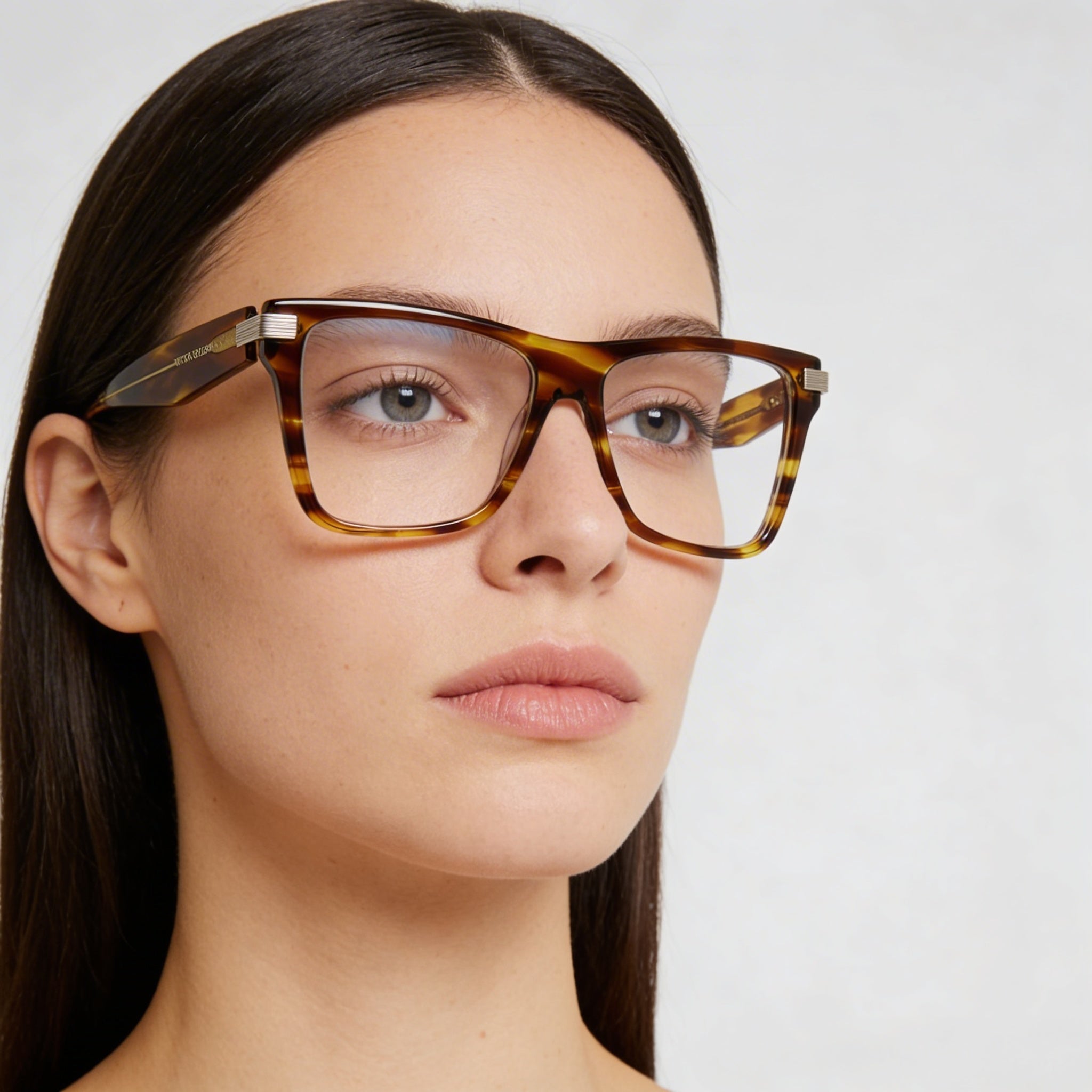 Gafas Oftálmicas Victoria Beckham Vb2677 para Mujer en Color Tabaco Rayado, Tamaño 53 mm Lente, 15 mm Puente, 140 mm Patilla, Photo 4