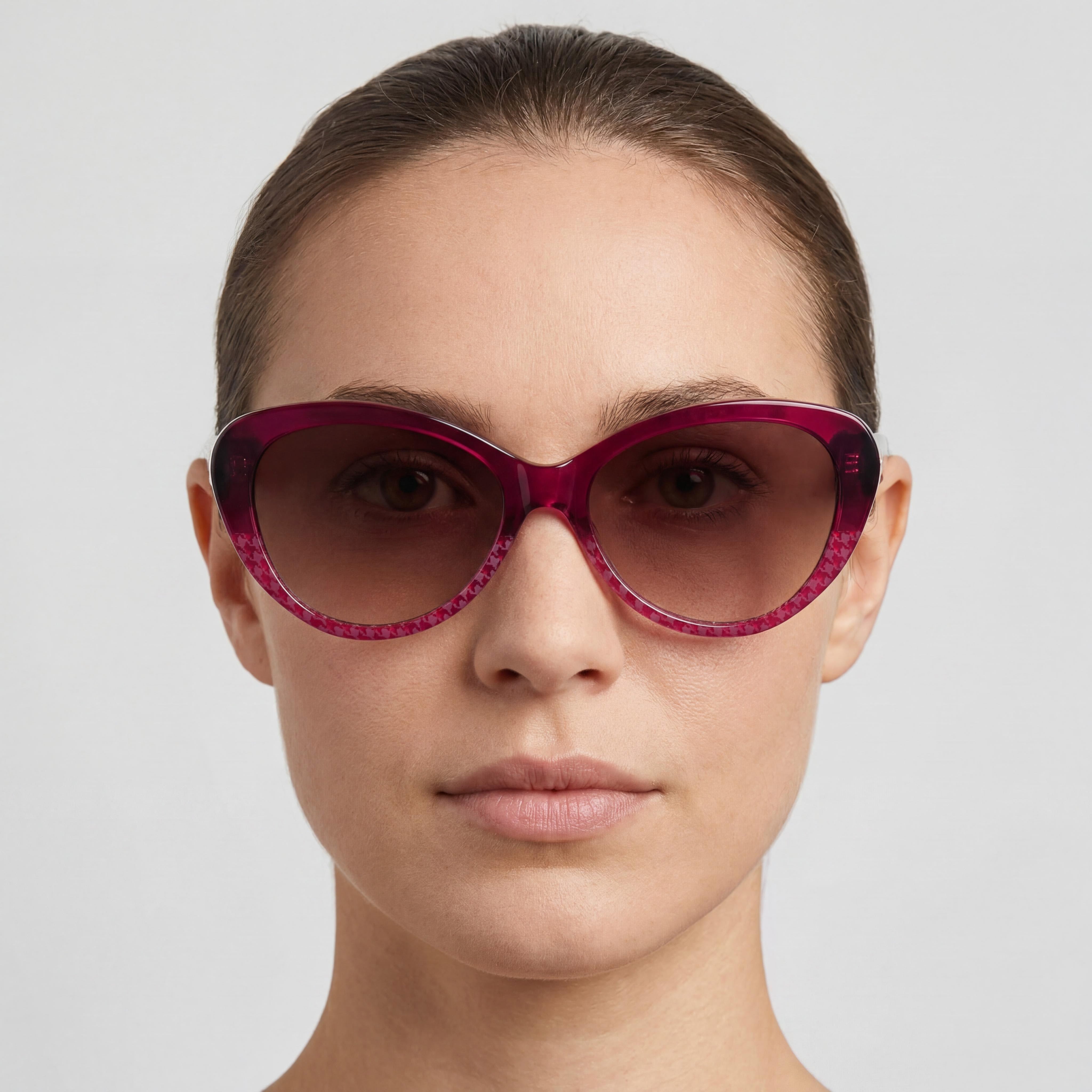 kate spade new york Ks Josi/S Women's Acetate Burgundy Wine Pink Doubleshade Frame Pink Doubleshade Lenses UV Protection 55mm, Photo 5