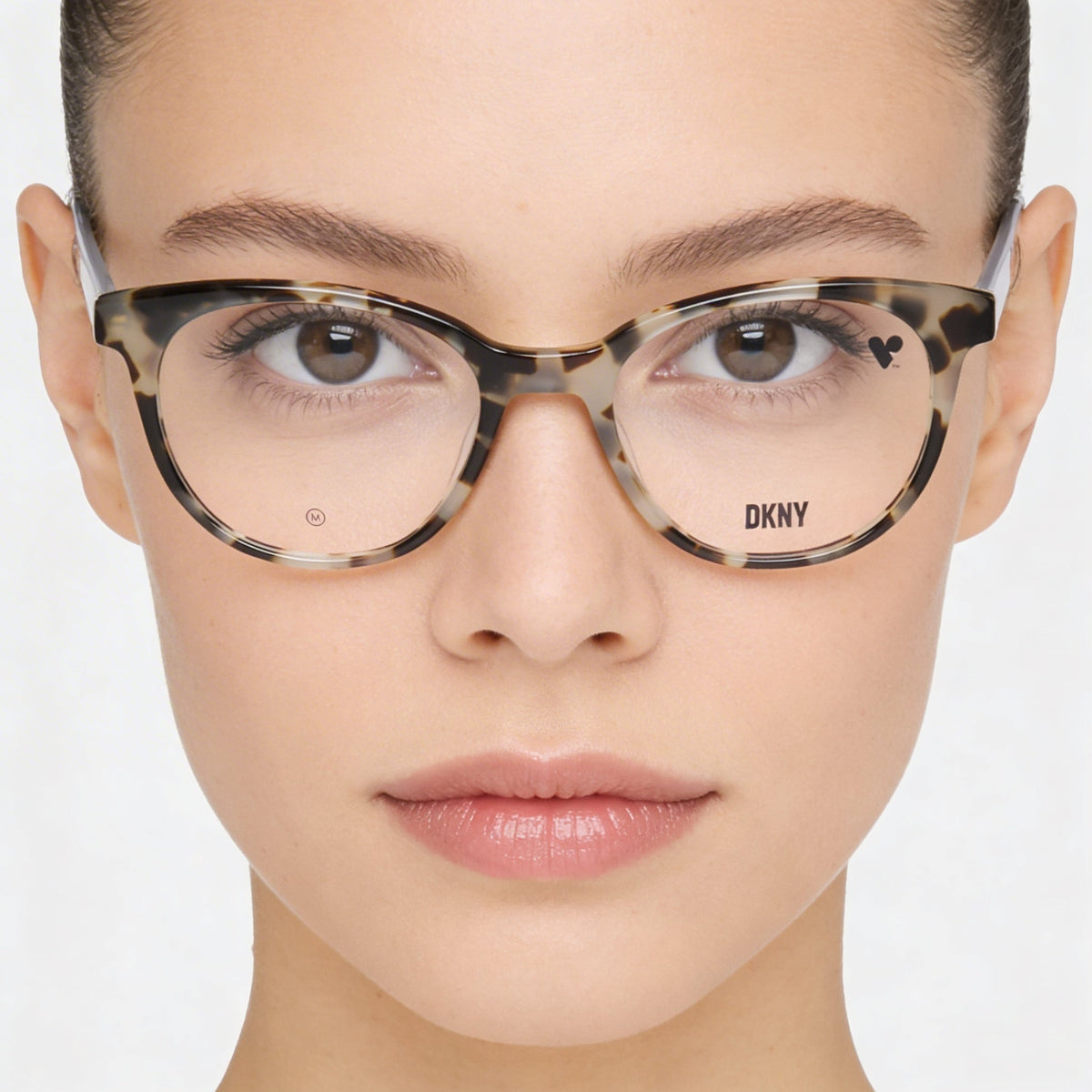 Gafas DKNY Modern unisex de acetato Bone Tortoise 50, Photo 3