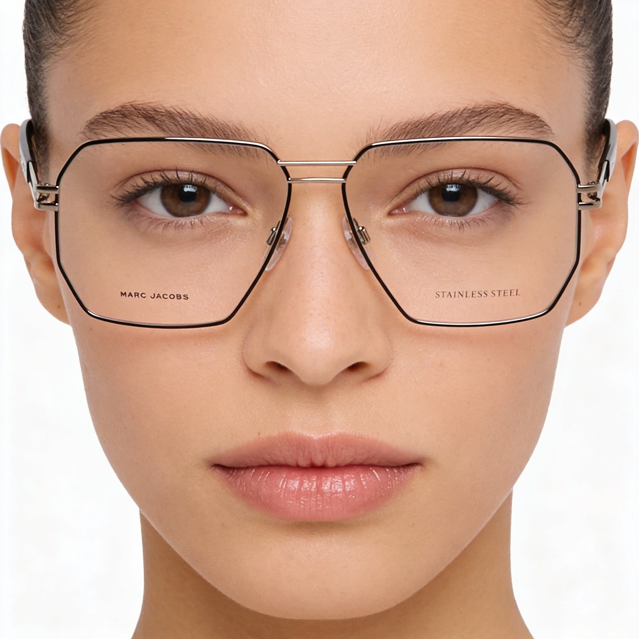 Marc Jacobs Marc 635 Modern Fashionable Unisex Metal Frame Polycarbonate Lens Eyewear Ruthenium Black, 59mm, Photo 4