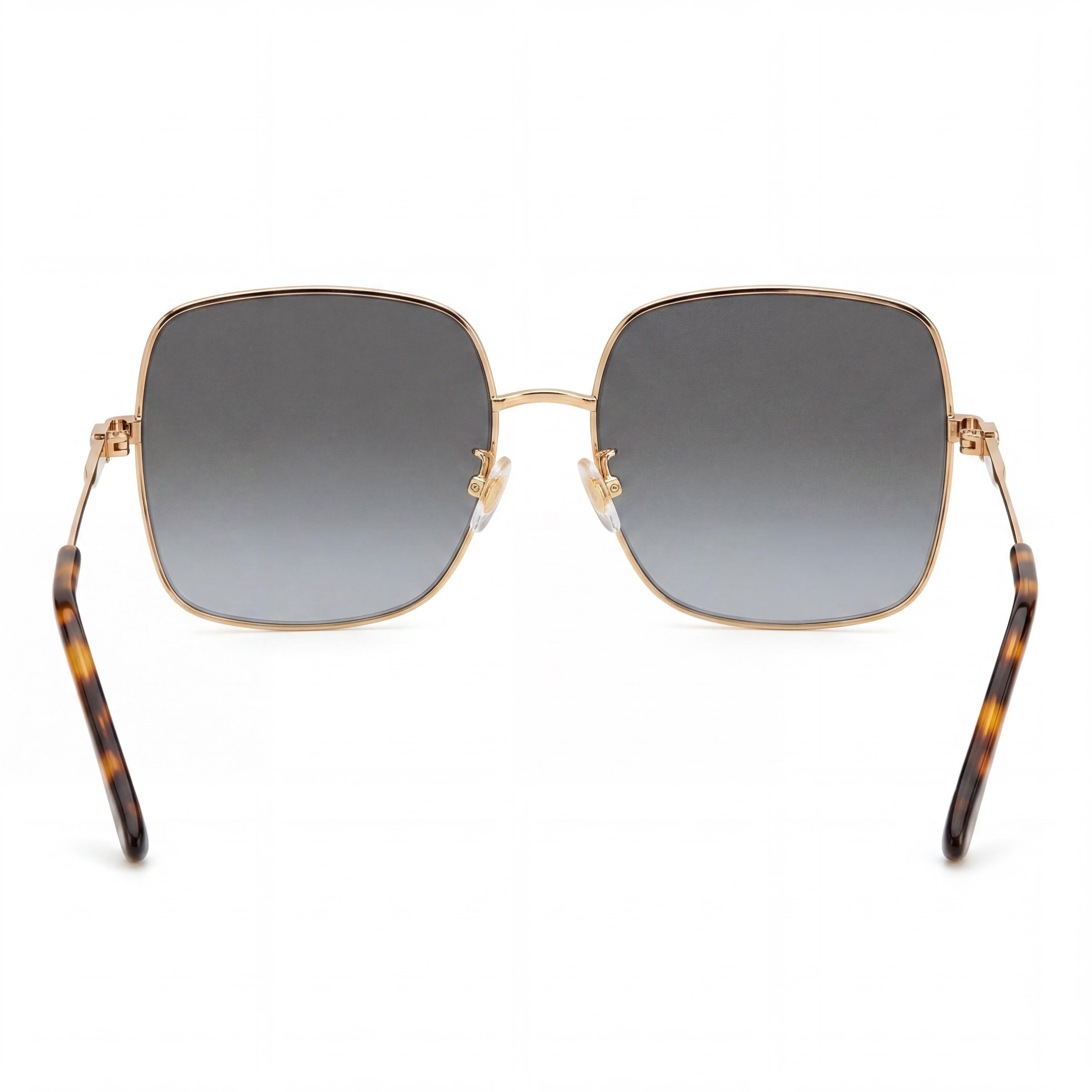 JIMMY CHOO Classic Women's Stainless Steel Rose Gold Polycarbonate UV Protection Sunglasses 58-16-145, Photo 4