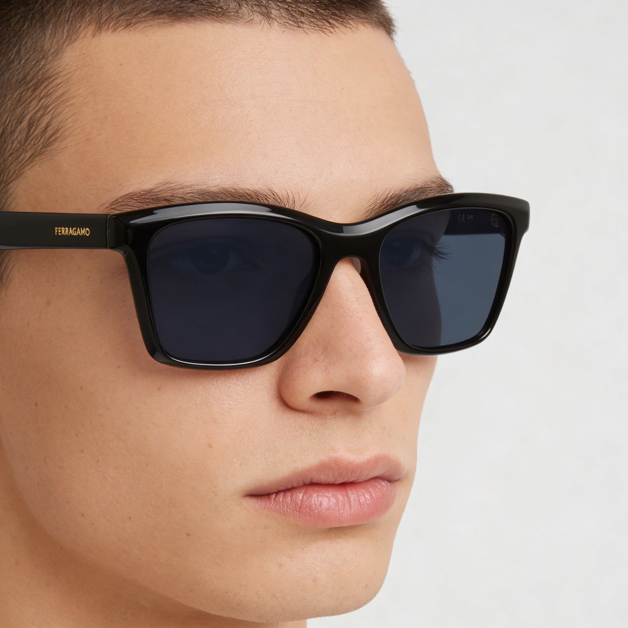Ferragamo Sf2001s Unisex Black Acetate Eyewear 54mm, Photo 4