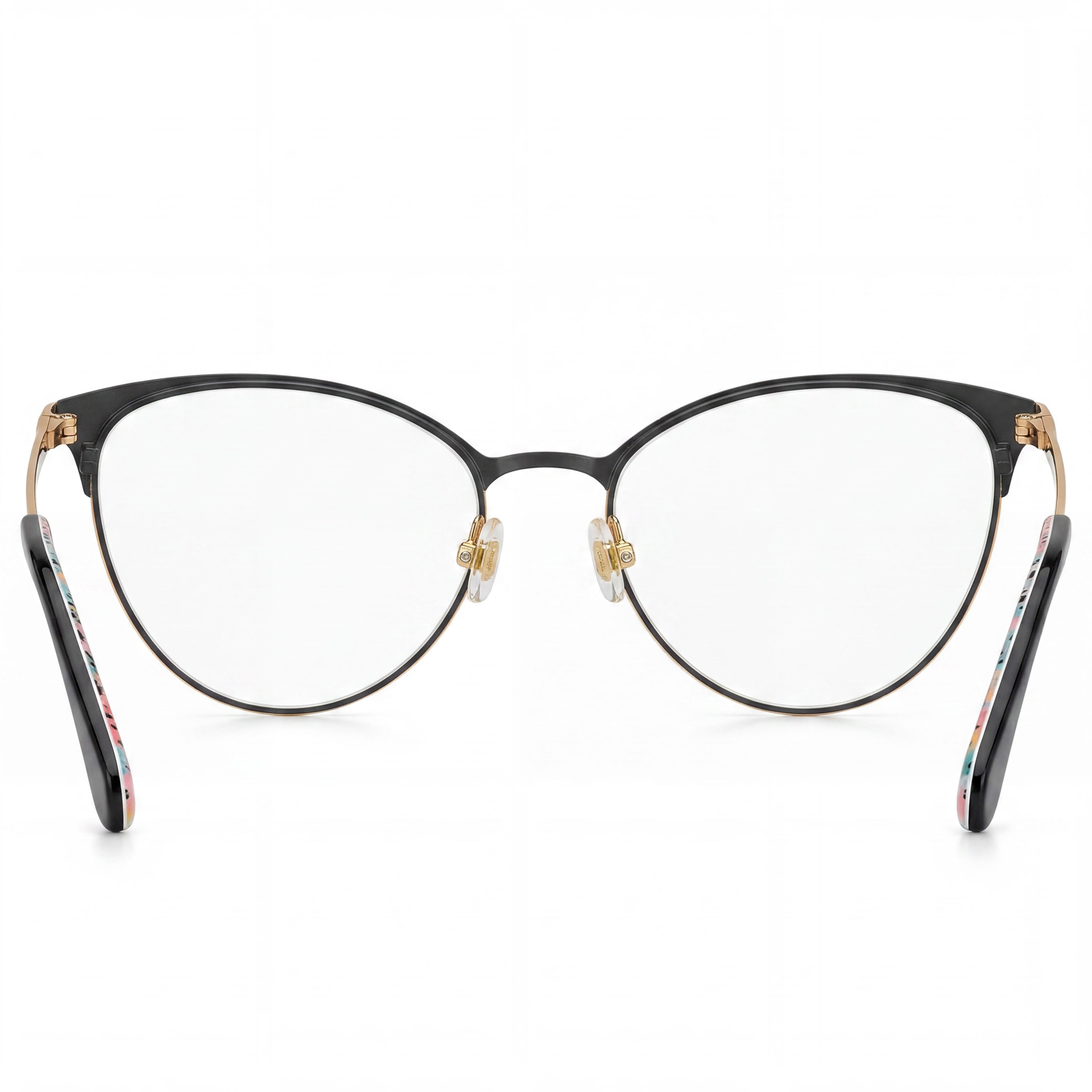 kate spade new york Izabel/G Women's Eyewear featuring a Metal Frame, Metallic Black Pink Finish, and Polycarbonate Lenses, 53mm, Photo 4