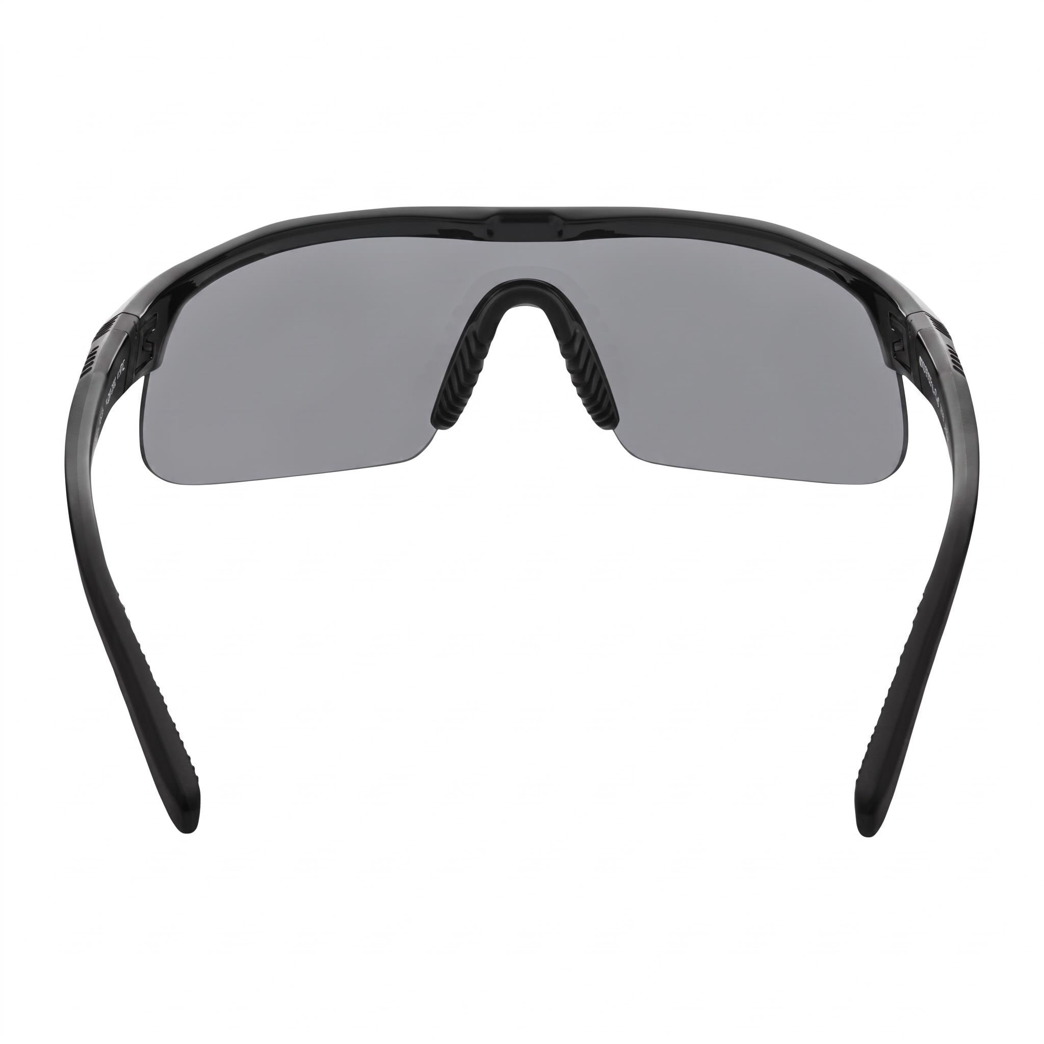 Nike Comtemporary Men's Plastic 100% UV Protection Sunglasses Black Silver Flash Frame, Silver Lenses 58mm, Photo 4