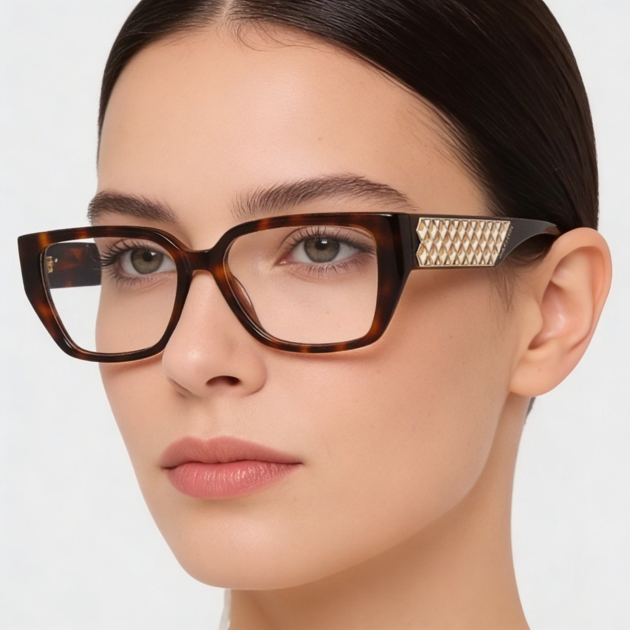 Swarovski Sk5446 Women's Blonde Havana Plastic Eyeglasses 54mm, Photo 5