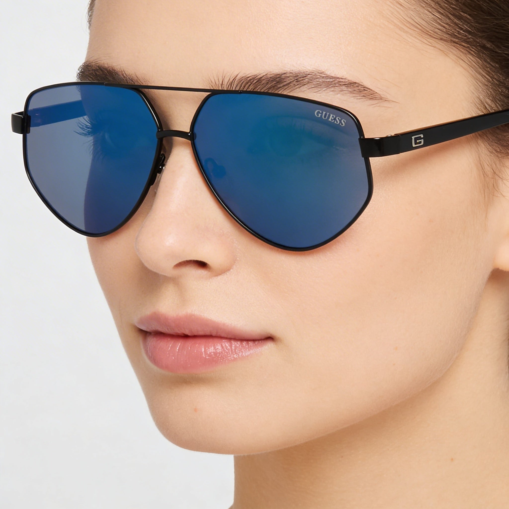 GUESS Classic Women's Multi-Coloured Metal Frame Gradient Multicolored Lenses UV Protection 60mm, Photo 4