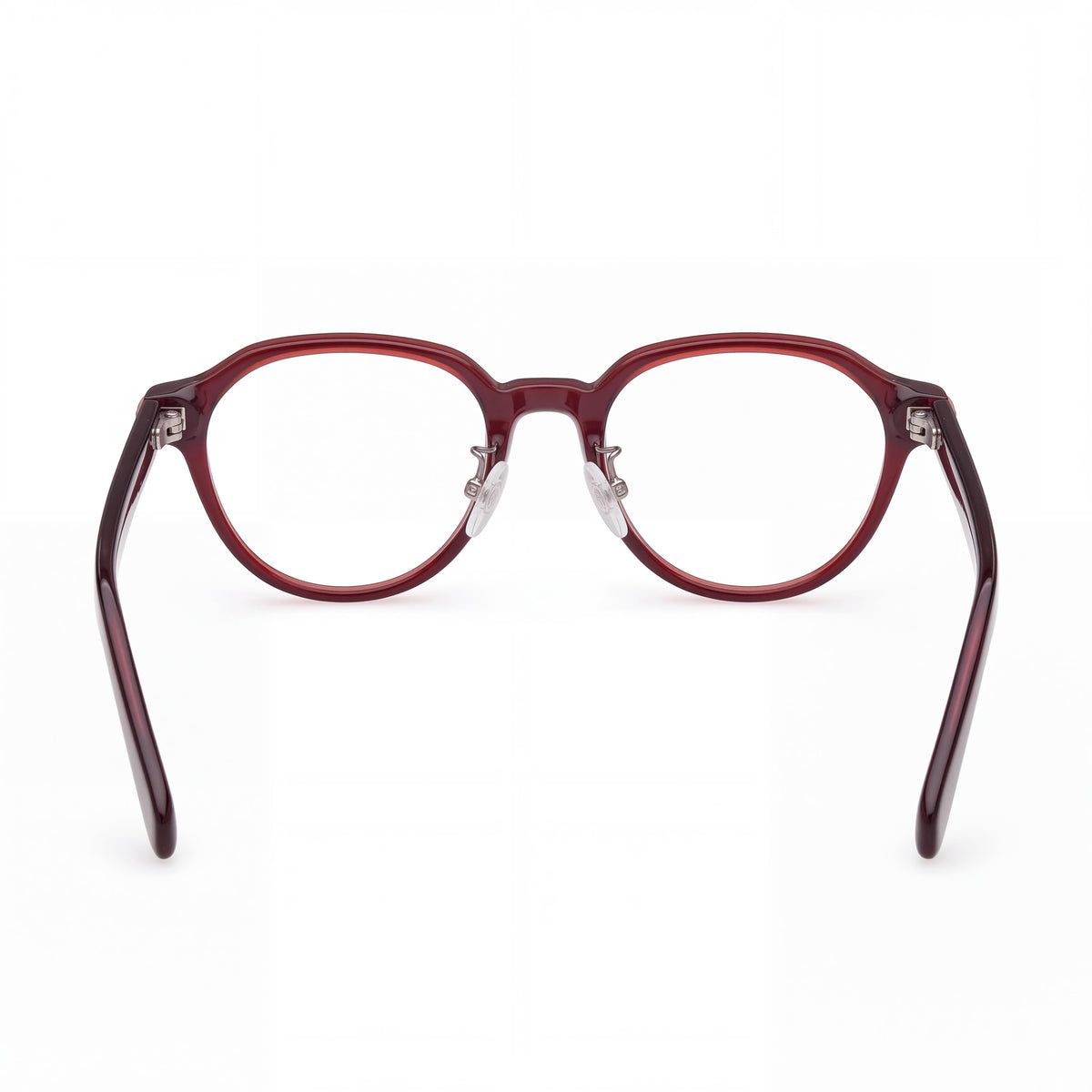 adidas Originals Classic Unisex Sunglasses, Shiny Dark Red Plastic Frame, Multicolor Polycarbonate Lens, 52mm, Photo 3